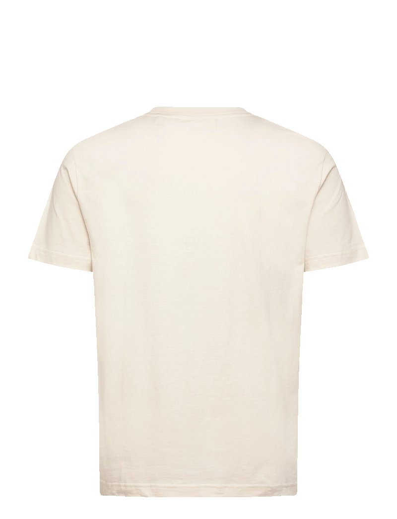 GANT - GRAPHIC SS T-SHIRT - kurzärmelig - cream - 1