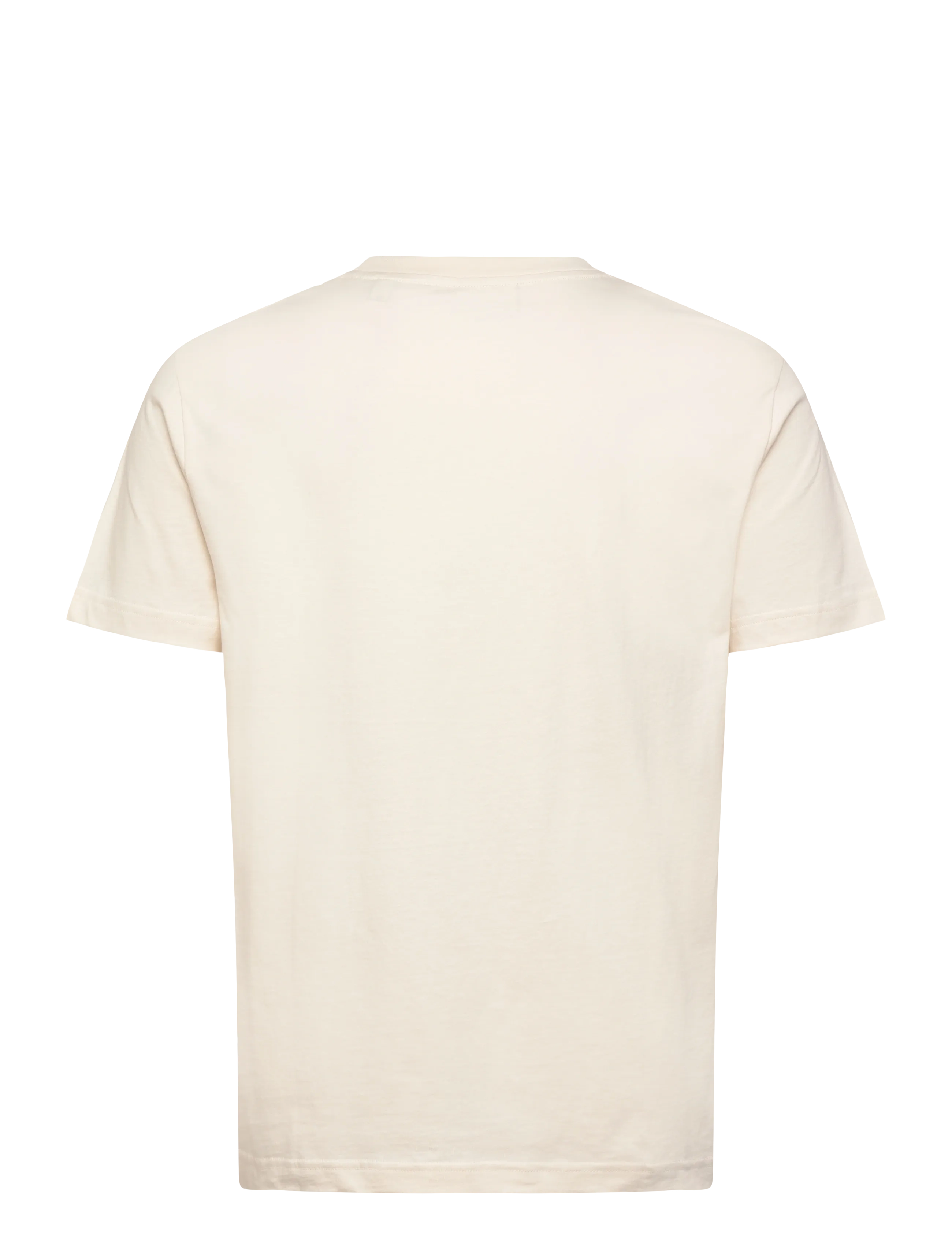 Gant - GRAPHIC SS T-SHIRT - kortærmede t-shirts - cream - 1