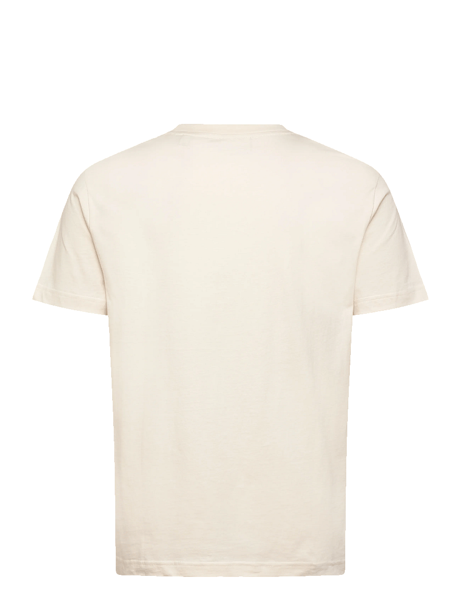 Gant - GRAPHIC SS T-SHIRT - kurzärmelig - cream - 1