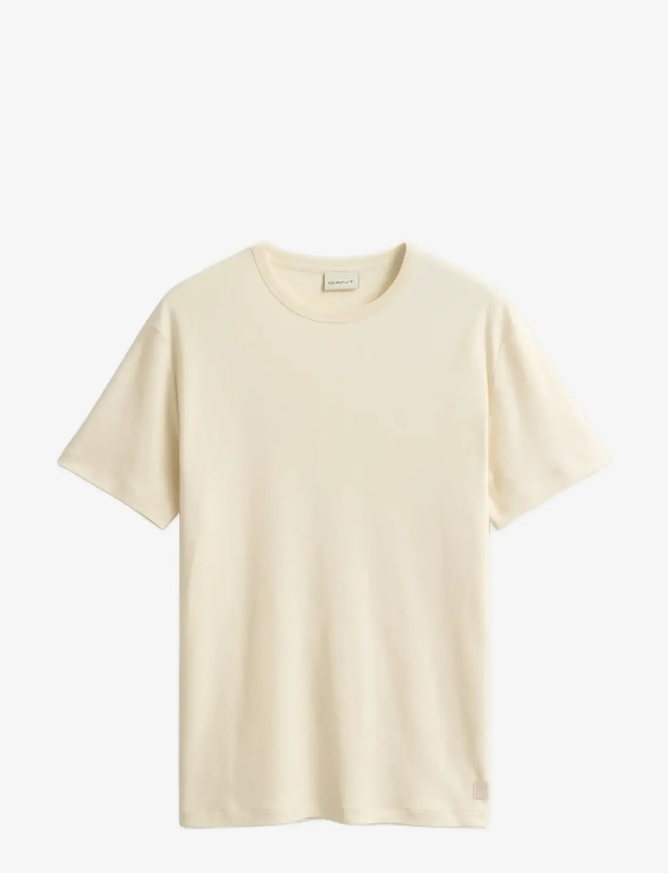 Gant - INTERLOCK SS TSHIRT - krótki rękaw - creamed white - 1