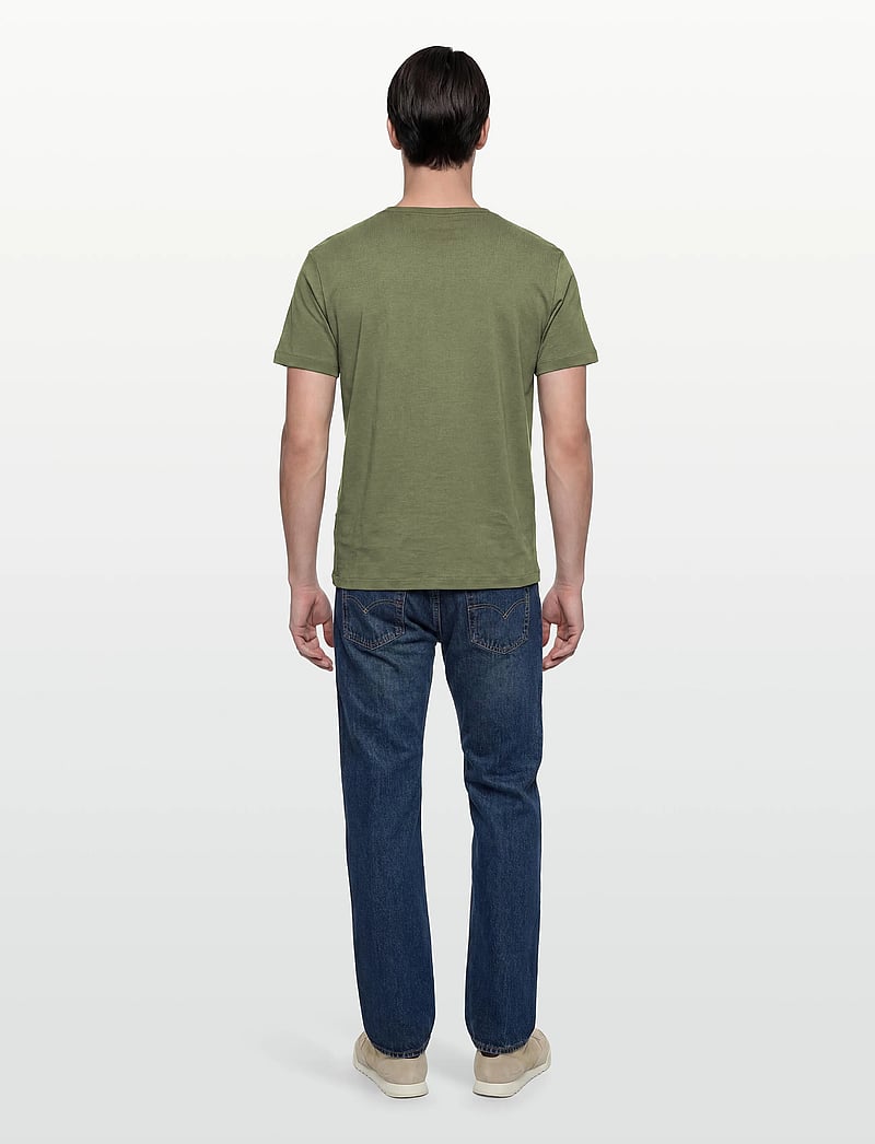 GANT - INTERLOCK SS TSHIRT - kurzärmelig - dry herb green - 4
