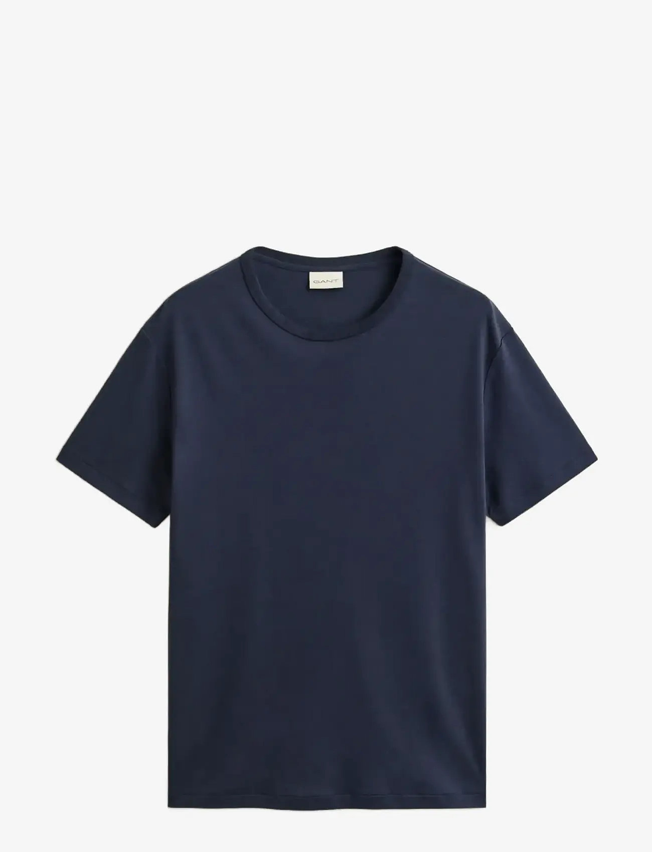 GANT - INTERLOCK SS TSHIRT - kortærmede t-shirts - evening blue - 1