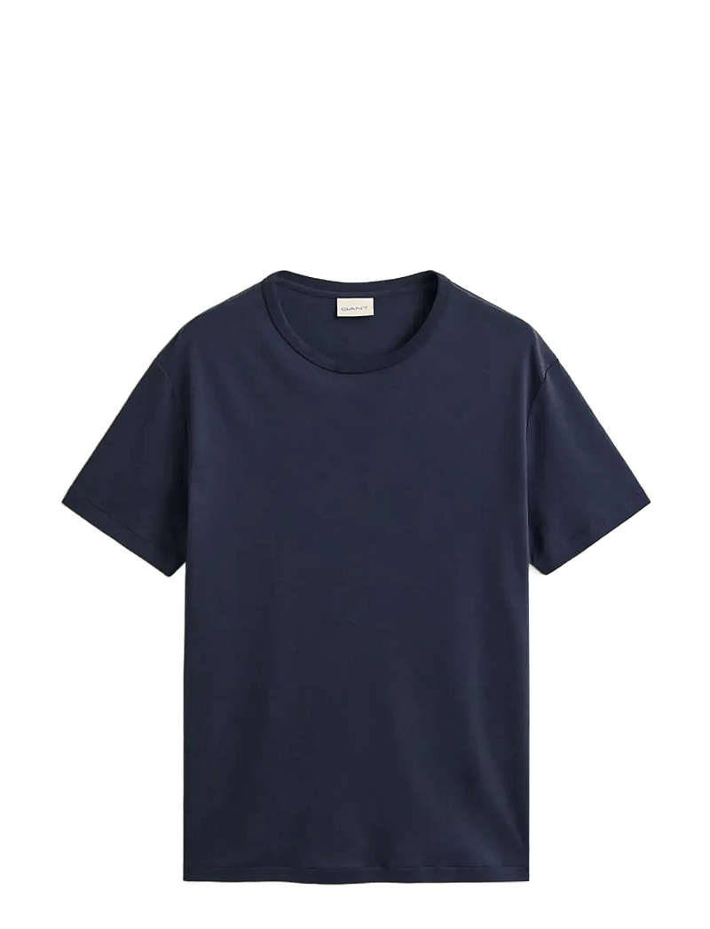 Gant - INTERLOCK SS TSHIRT - kurzärmelig - evening blue - 1