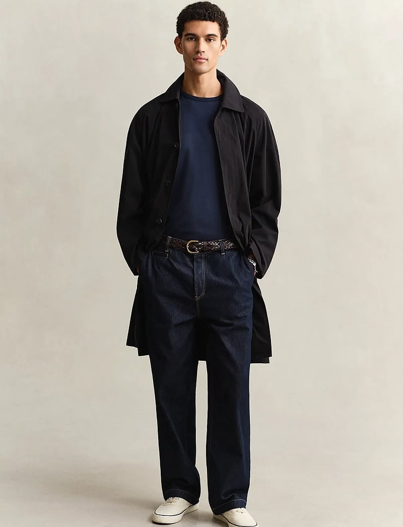 Gant - INTERLOCK SS TSHIRT - kurzärmelig - evening blue - 4
