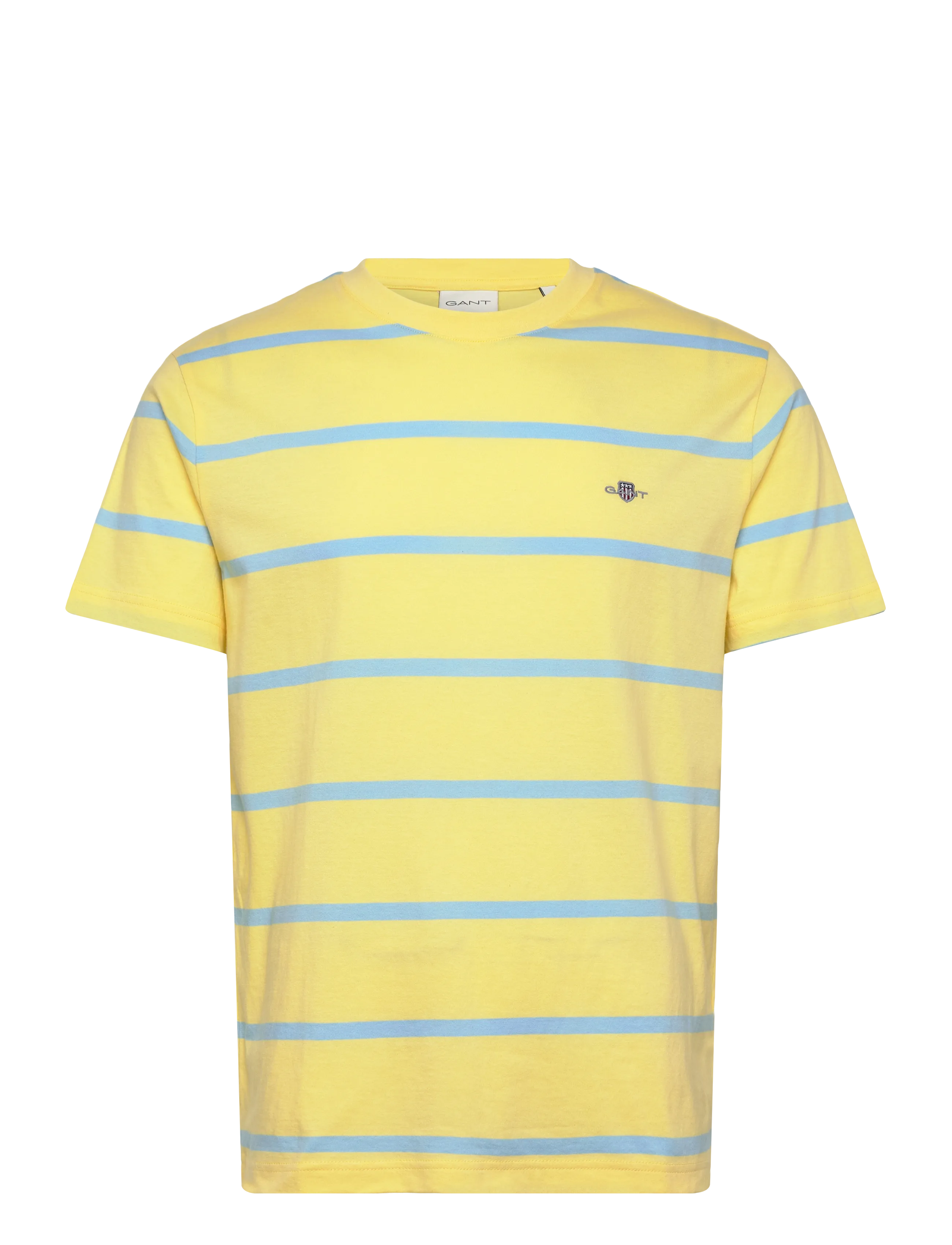 Gant STRIPED SS TSHIRT - GANT - BANANA YELLOW / yellow
