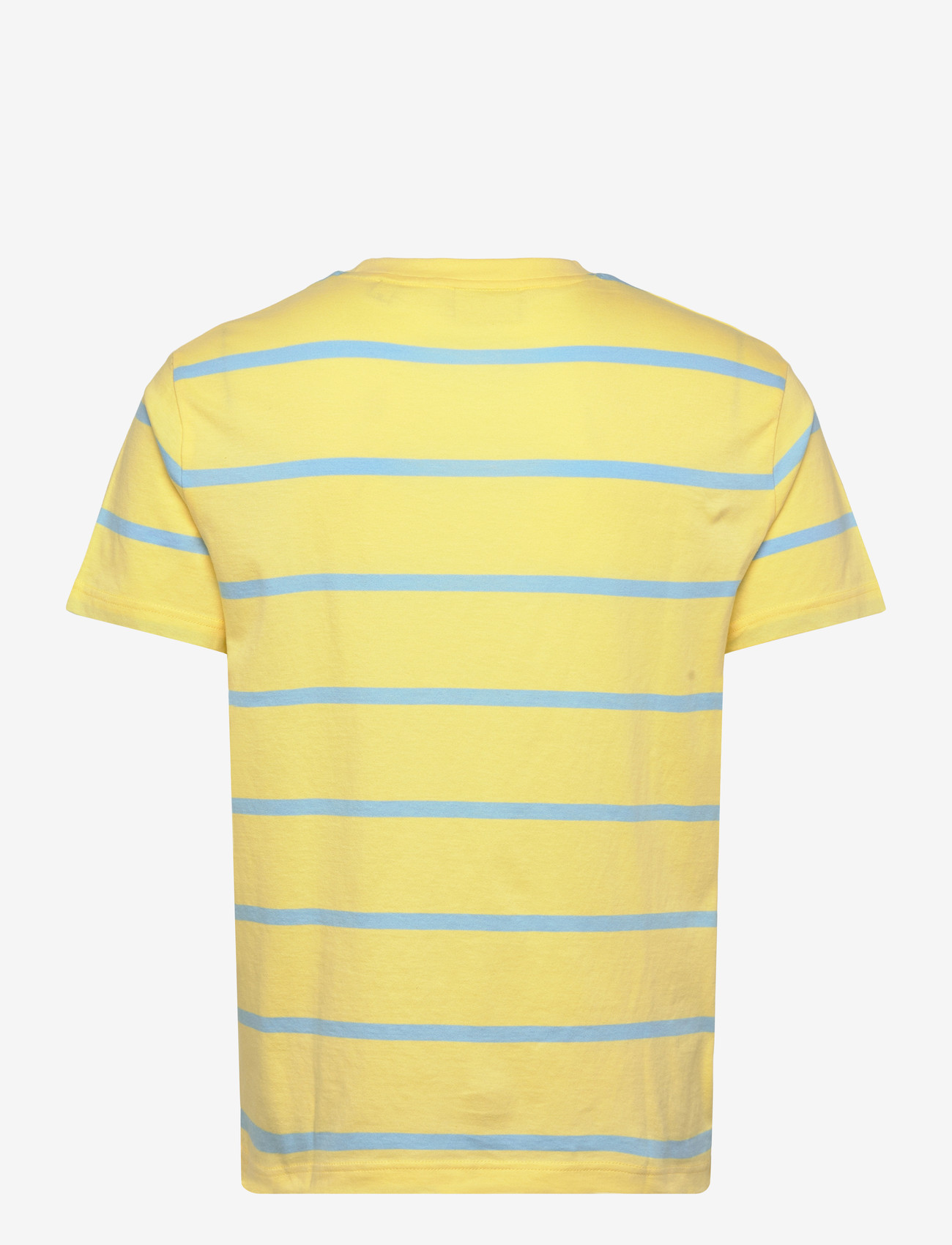 Gant - STRIPED SS TSHIRT - kortærmede t-shirts - banana yellow - 2