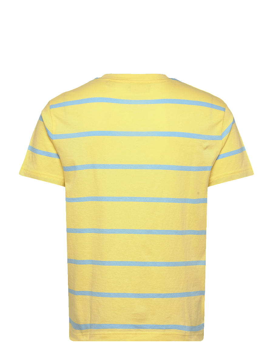 Gant - STRIPED SS TSHIRT - kortärmade t-shirts - banana yellow - 2