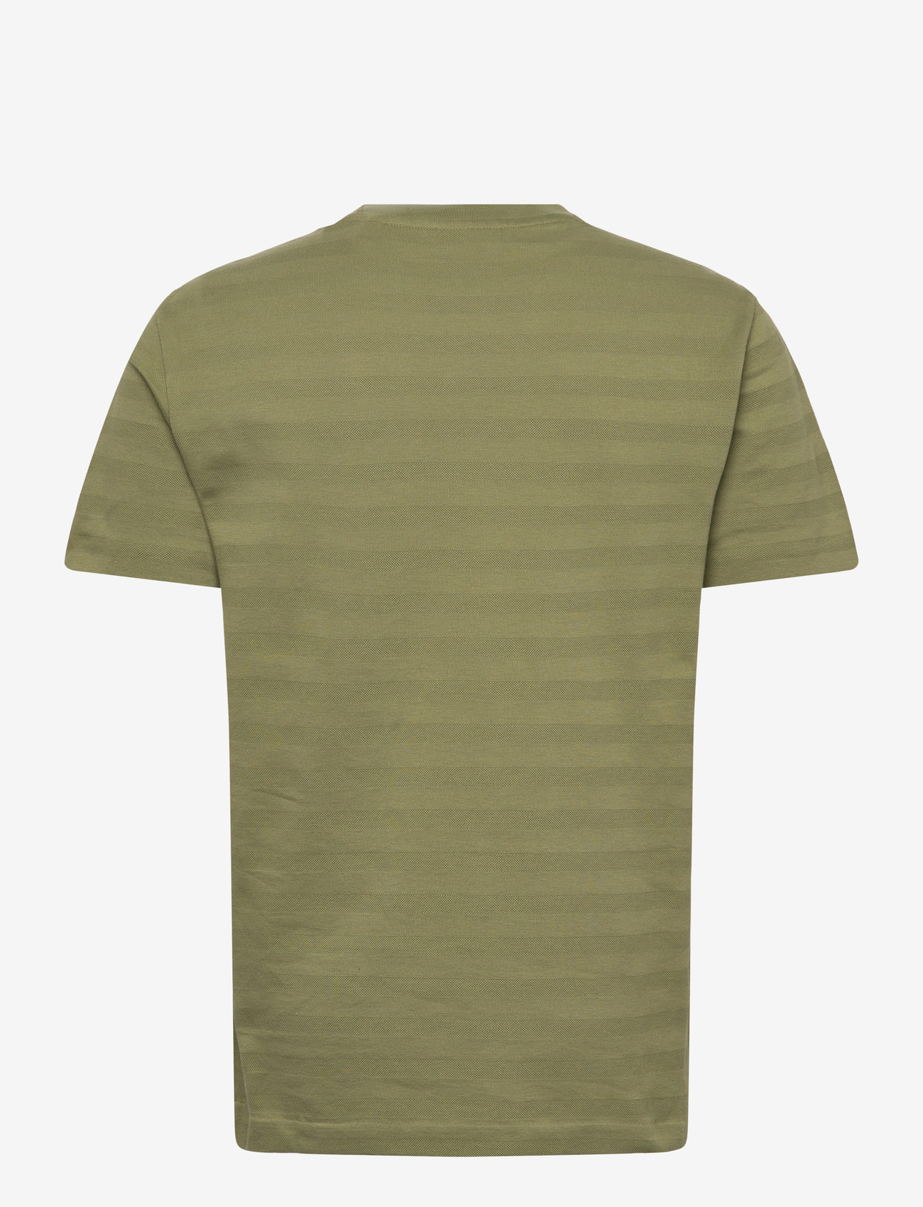 Gant - TEXTURE STRIPE SS TSHIRT - kurzärmelig - dry herb green - 2