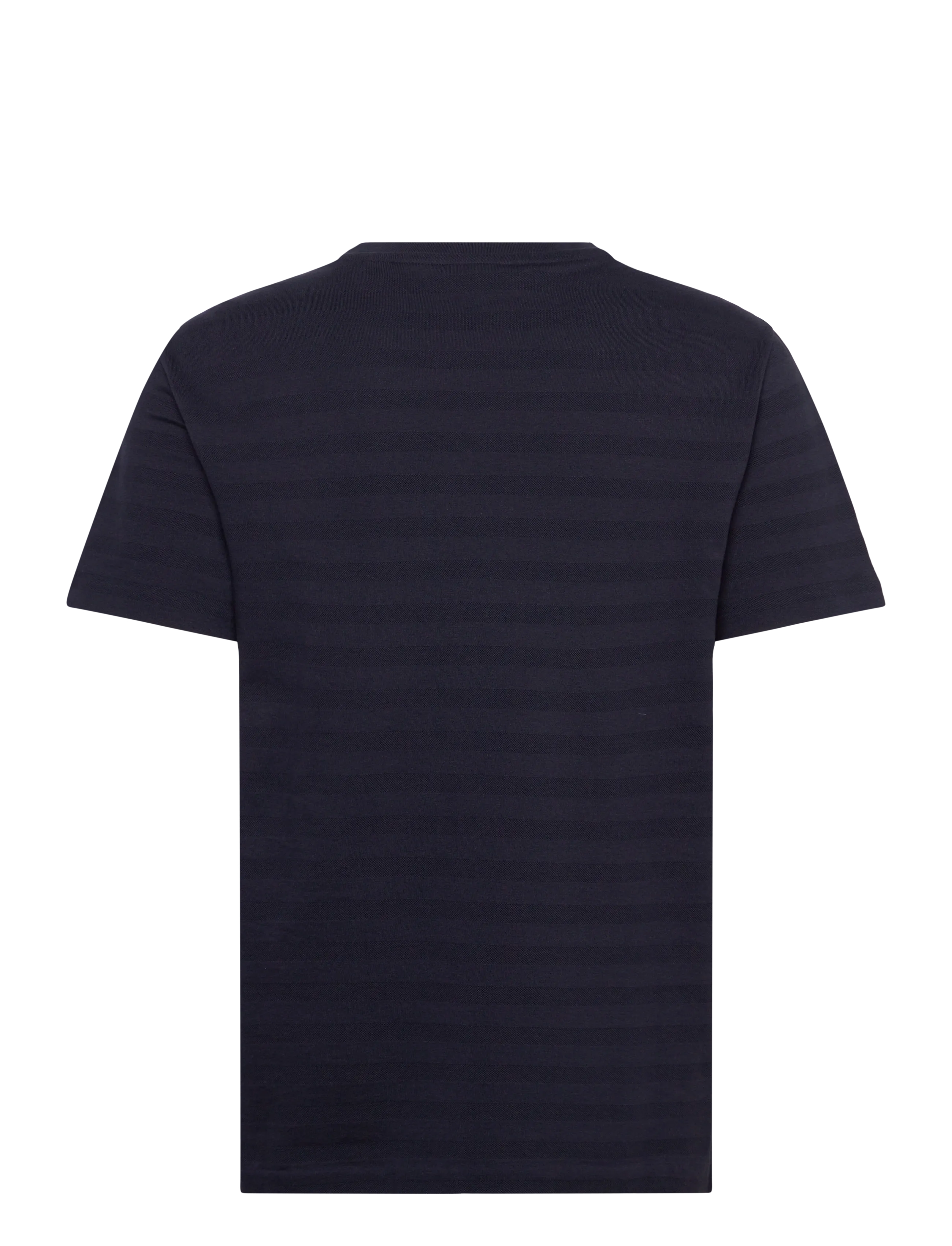 Gant - TEXTURE STRIPE SS TSHIRT - lühikeste varrukatega t-särgid - evening blue - 2