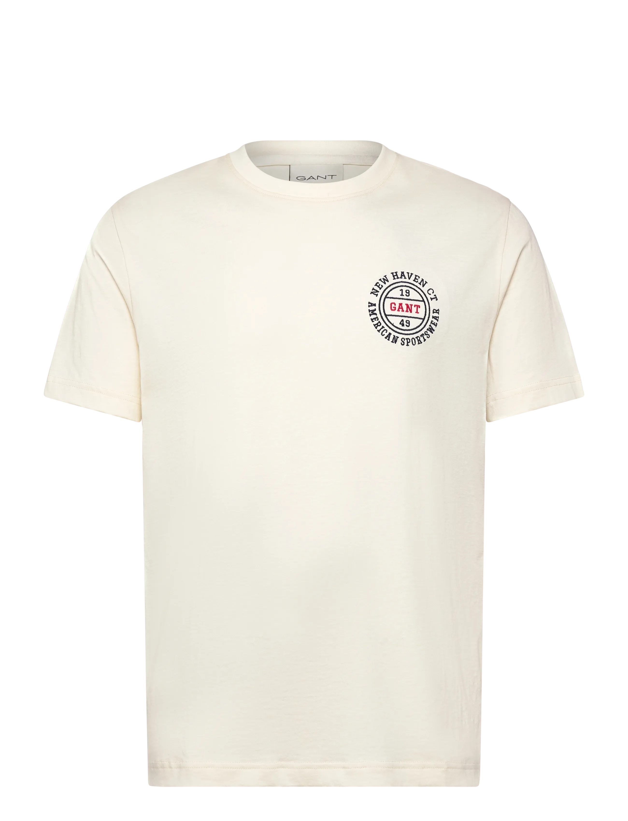 Gant GRAPHIC SS TSHIRT - T-shirts - CREAM / cream