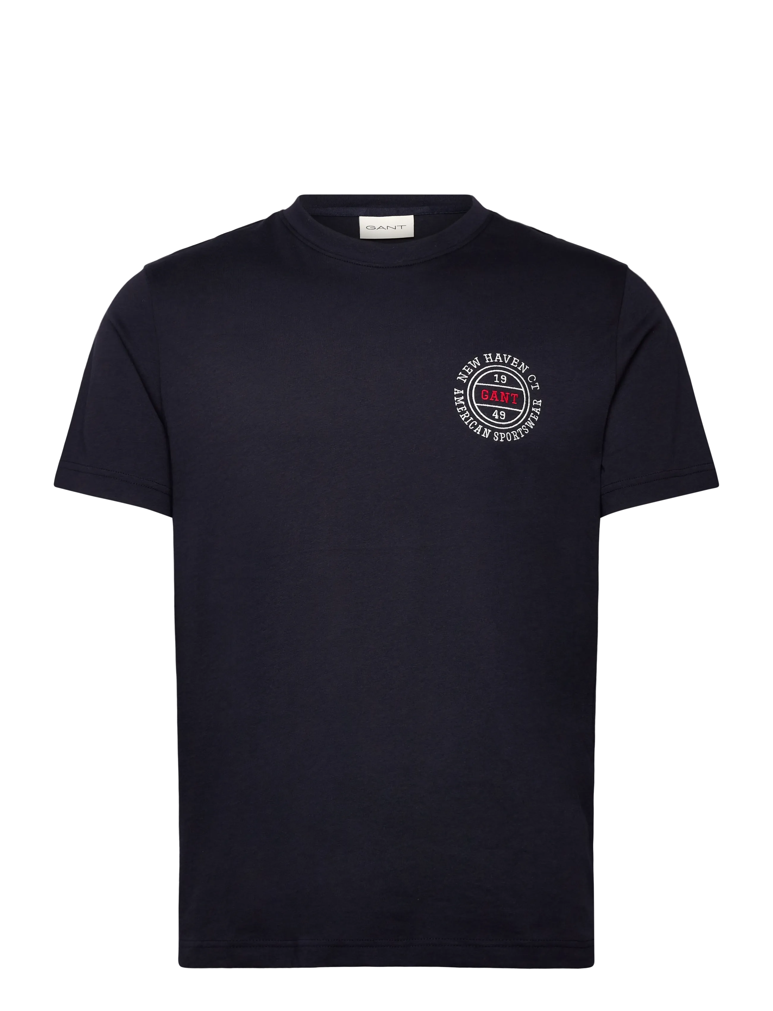 GANT Graphic Ss Tshirt Navy - S - Herren