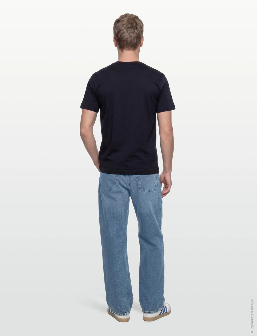 Gant - GRAPHIC SS TSHIRT - lühikeste varrukatega t-särgid - evening blue - 4