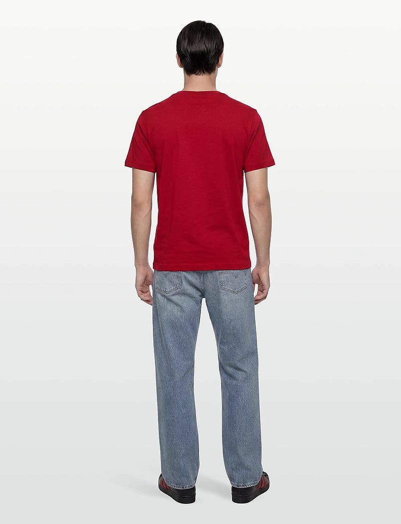 Gant - GRAPHIC SS TSHIRT - lühikeste varrukatega t-särgid - ruby red - 4