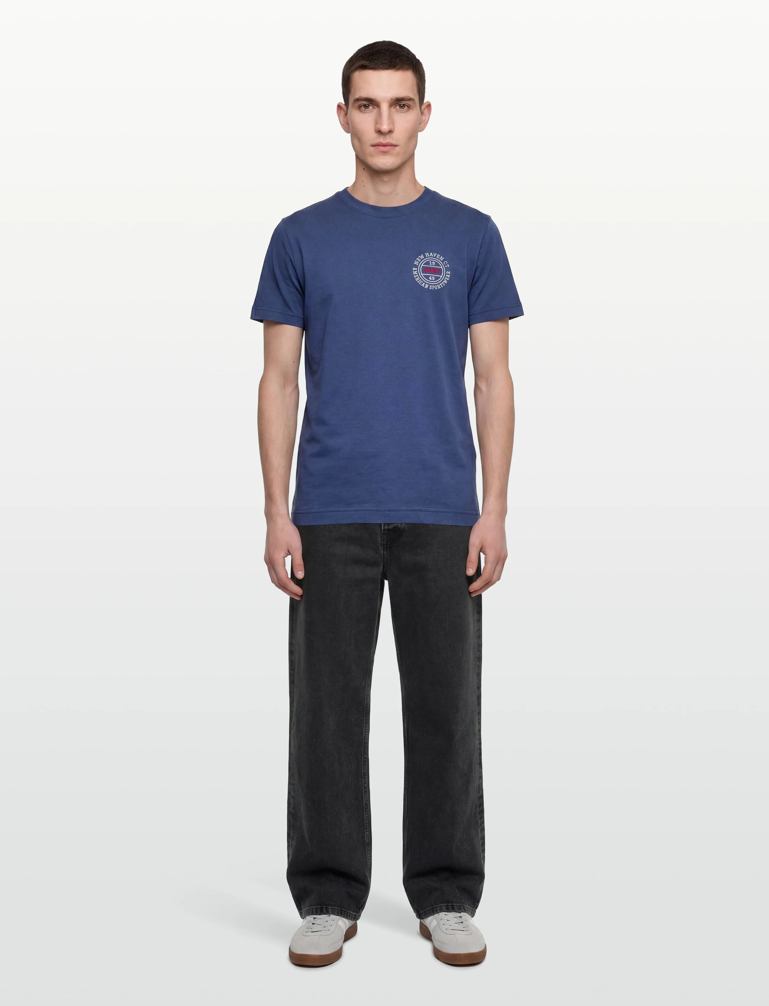 Gant GRAPHIC SS TSHIRT - Gant - VINTAGE BLUE / blue