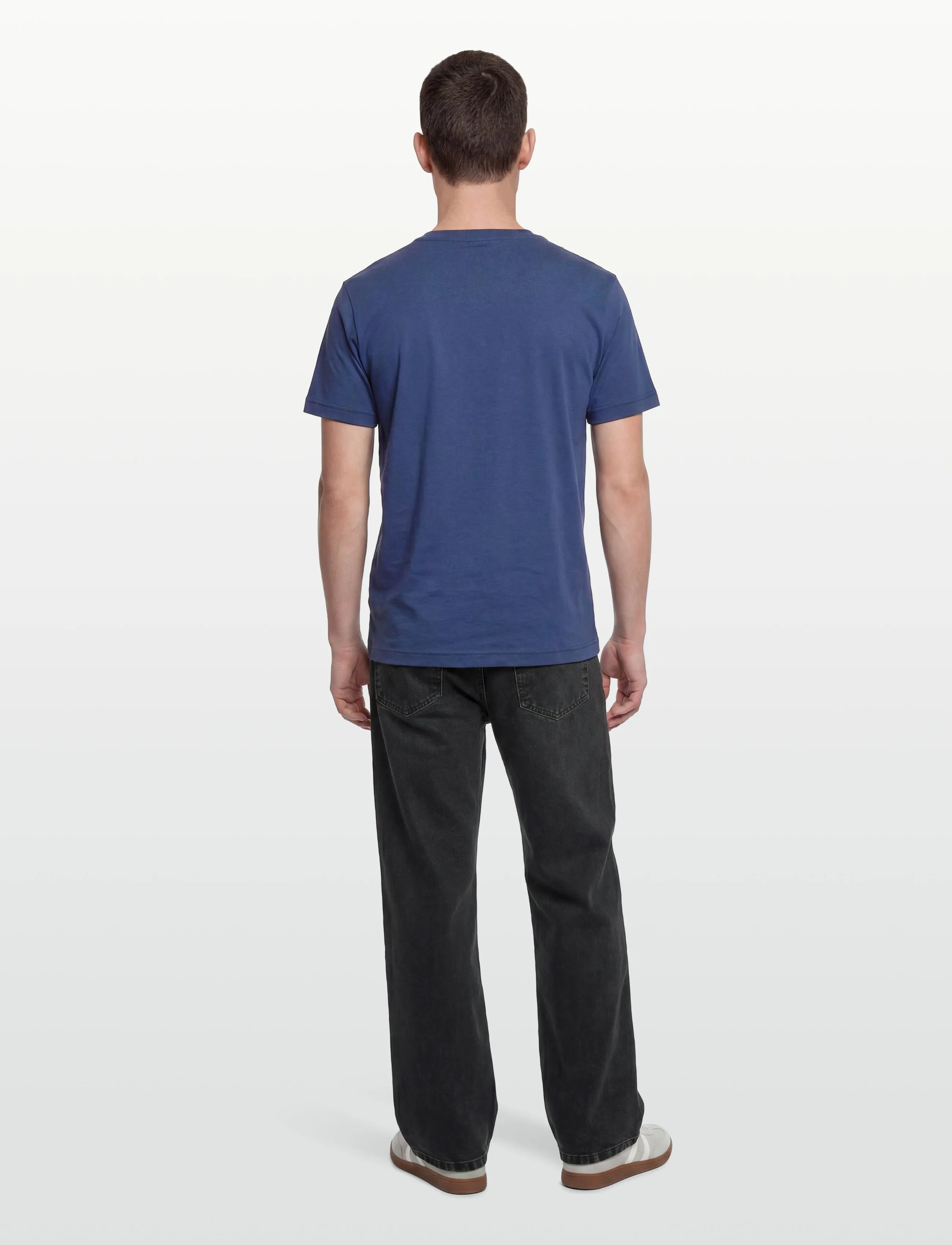 Gant - GRAPHIC SS TSHIRT - short-sleeved t-shirts - vintage blue - 4