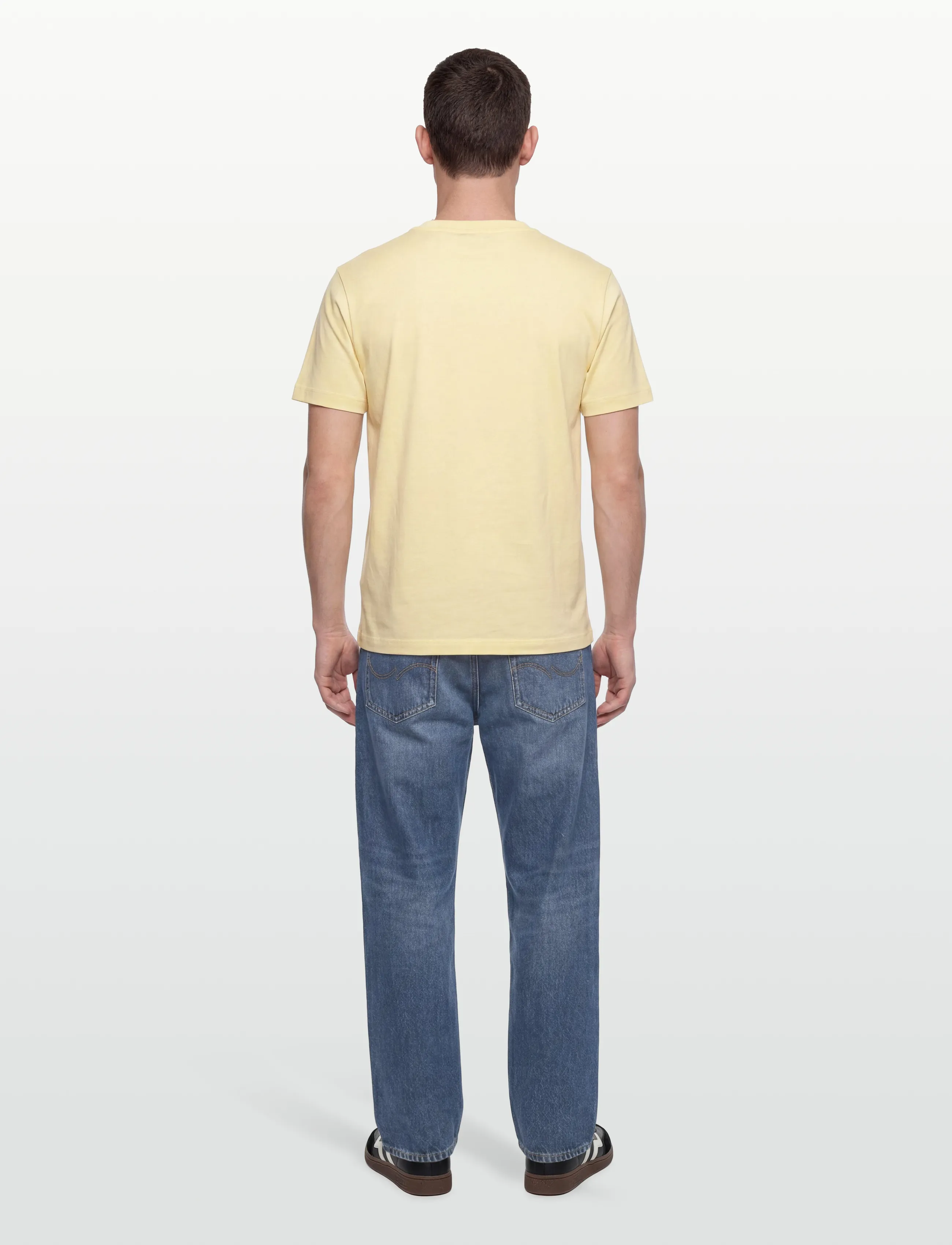 Gant - GRAPHIC SS TSHIRT - kurzärmelig - vanilla yellow - 4