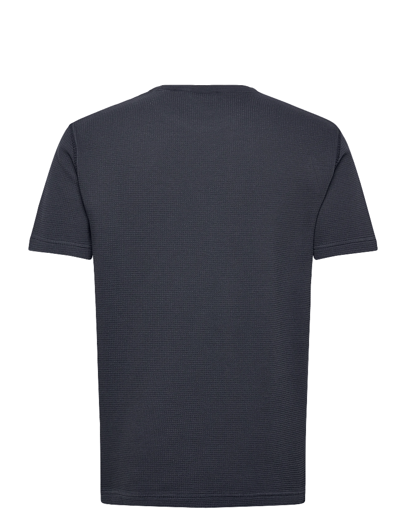 Gant - WASHED WAFFLE SS TSHIRT - kurzärmelig - evening blue - 2