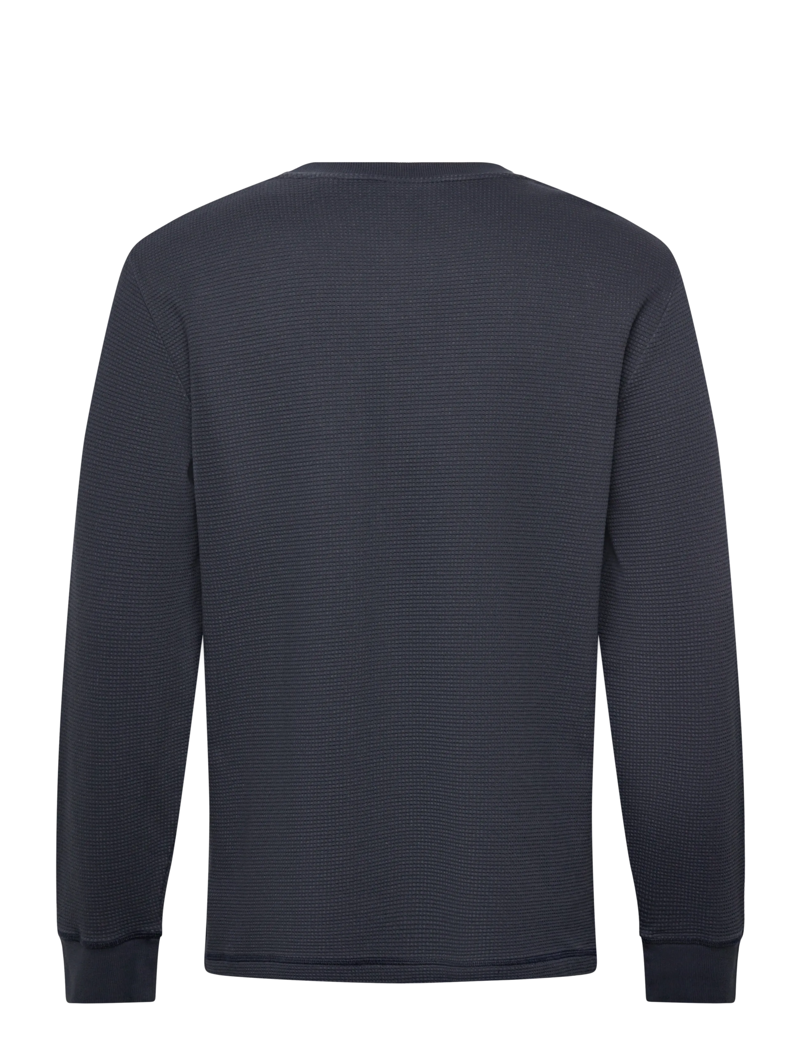 Gant - WASHED WAFFLE HENLEY - pikkade varrukatega t-särgid - evening blue - 2