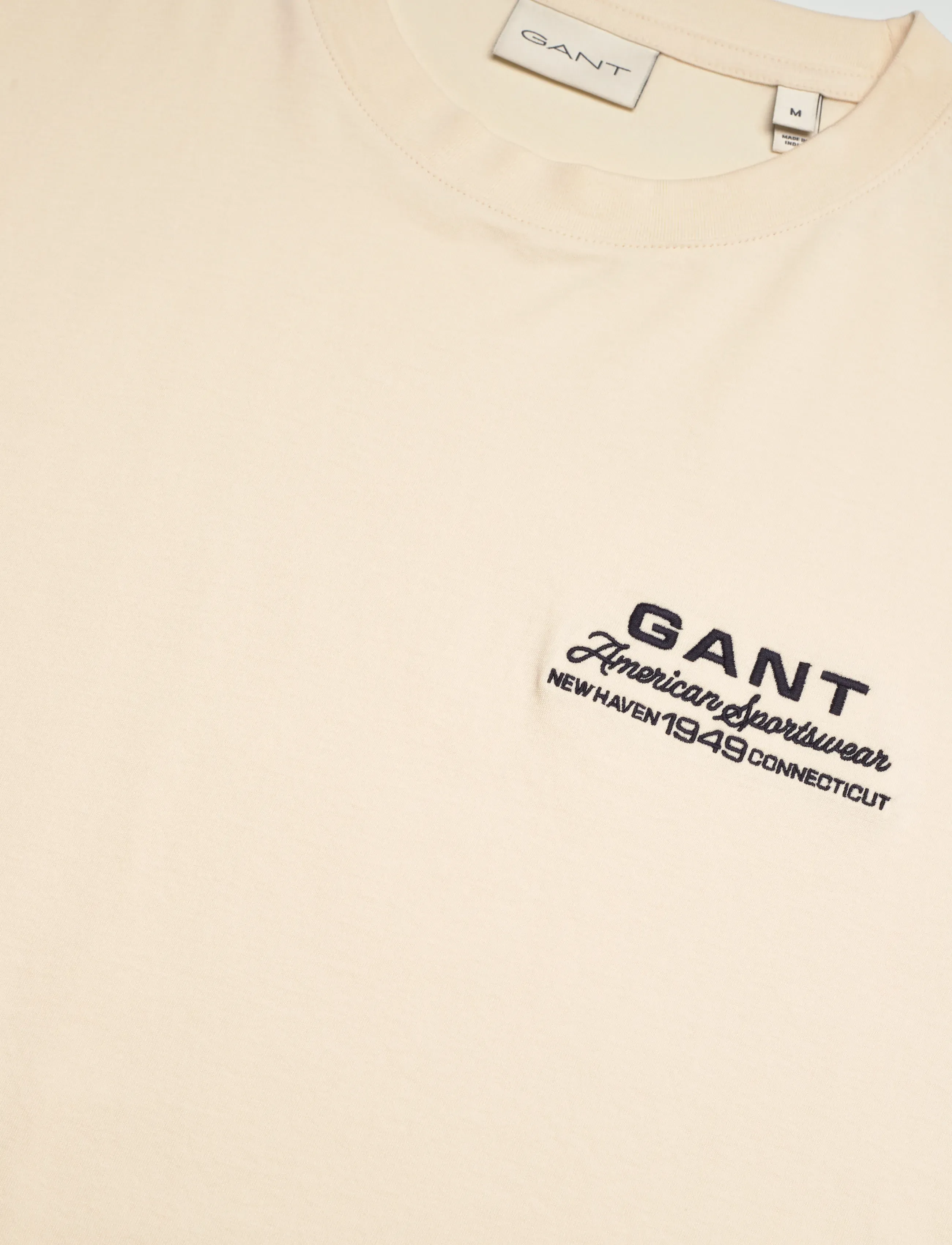 Gant - SMALL GRAPHIC SS TSHIRT - kurzärmelig - creamed white - 5