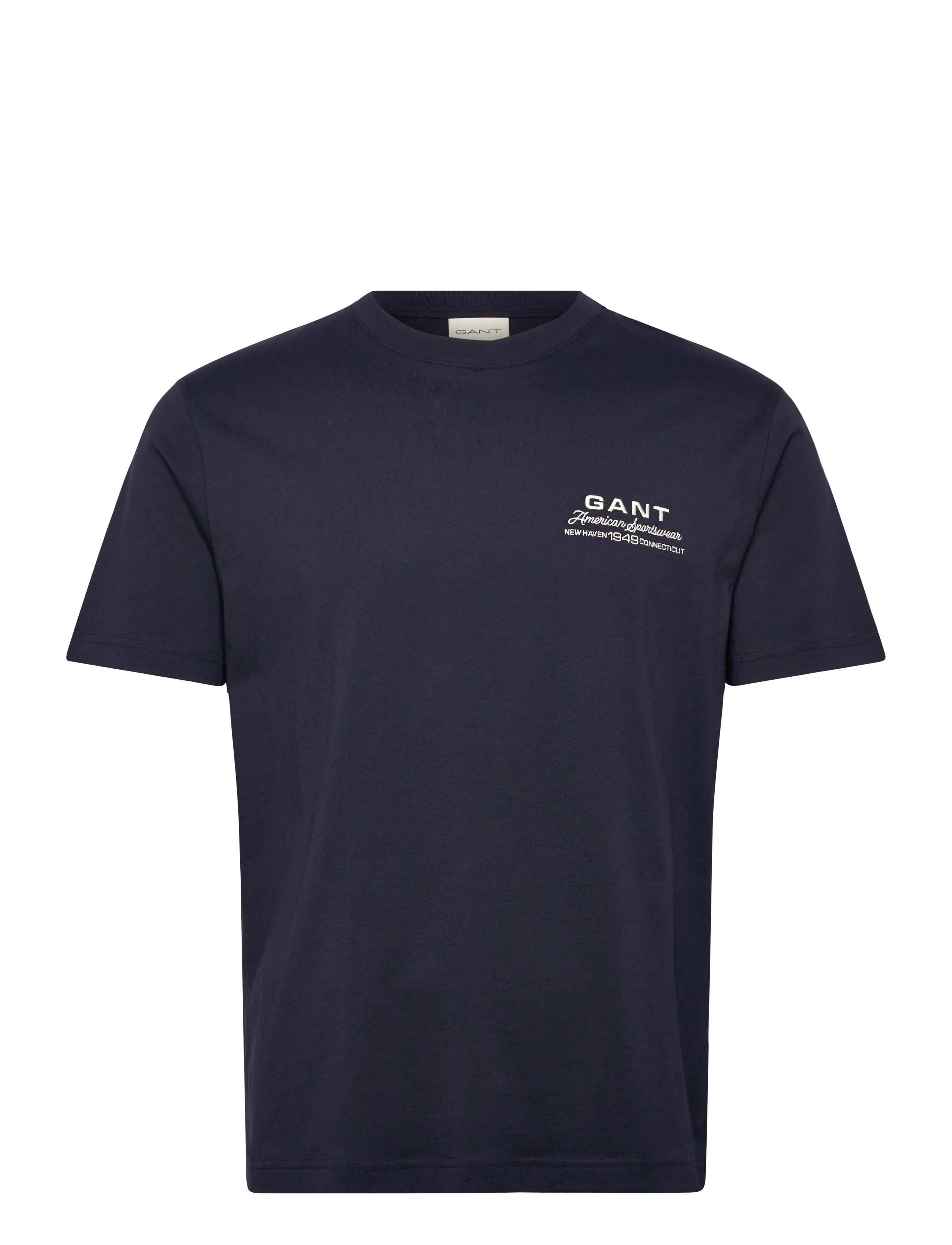 GANT SMALL GRAPHIC SS TSHIRT - T-Shirts - EVENING BLUE / navy