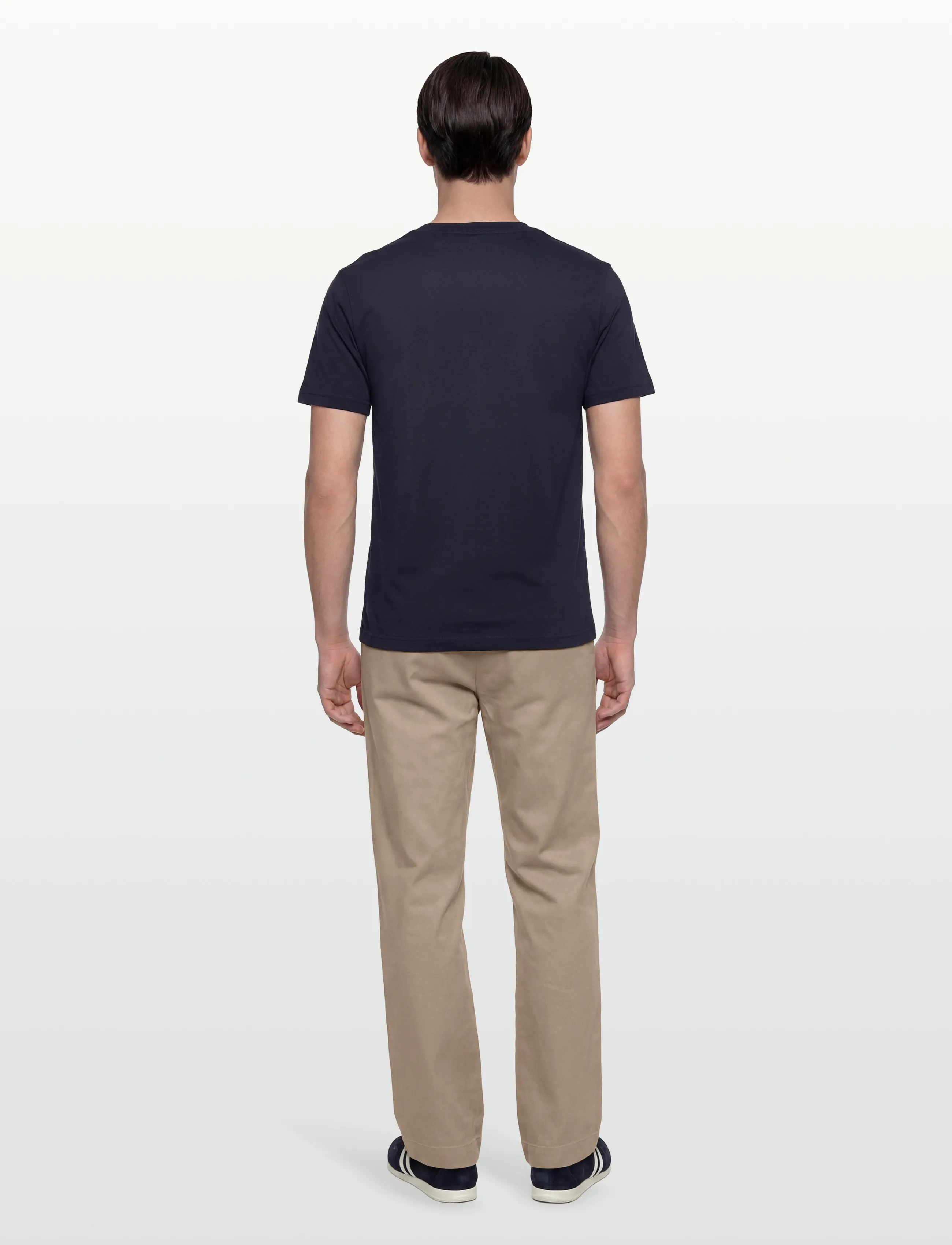 Gant - SMALL GRAPHIC SS TSHIRT - kortärmade t-shirts - evening blue - 4