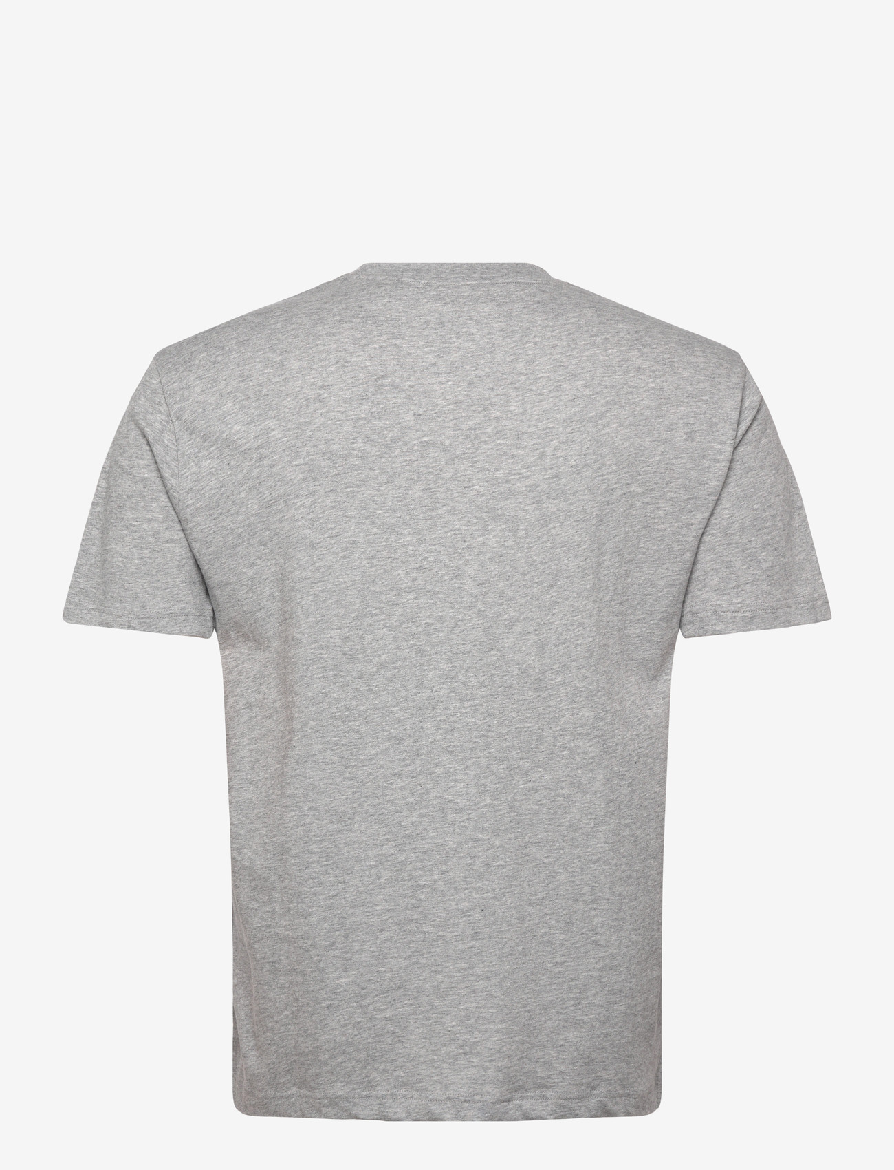 GANT - SMALL GRAPHIC SS TSHIRT - kortærmede t-shirts - grey melange - 2