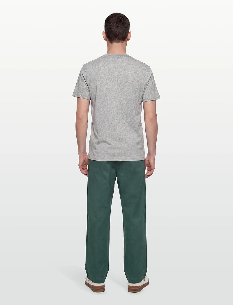 Gant - SMALL GRAPHIC SS TSHIRT - kurzärmelig - grey melange - 4