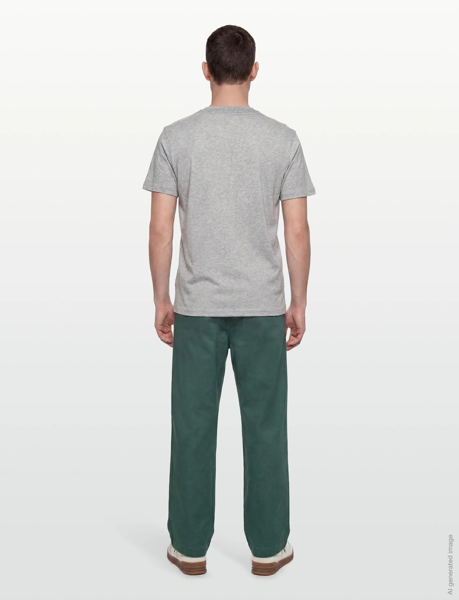 Gant - SMALL GRAPHIC SS TSHIRT - kurzärmelig - grey melange - 4