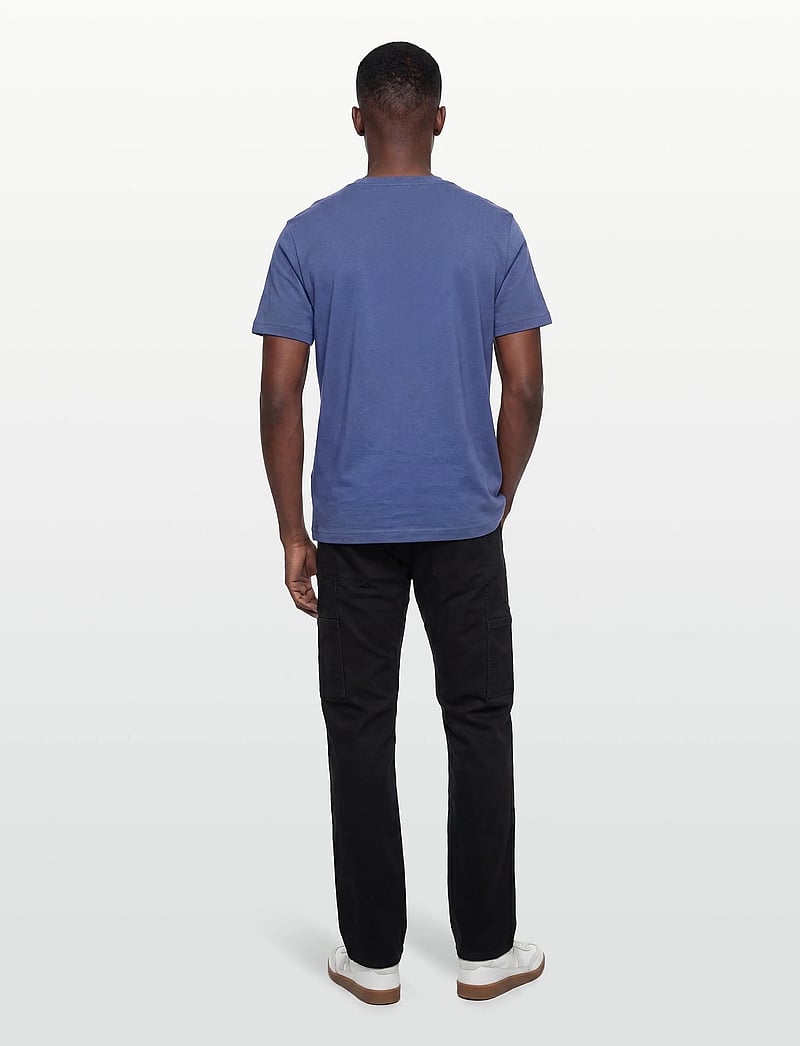Gant - SMALL GRAPHIC SS TSHIRT - kurzärmelig - vintage blue - 4