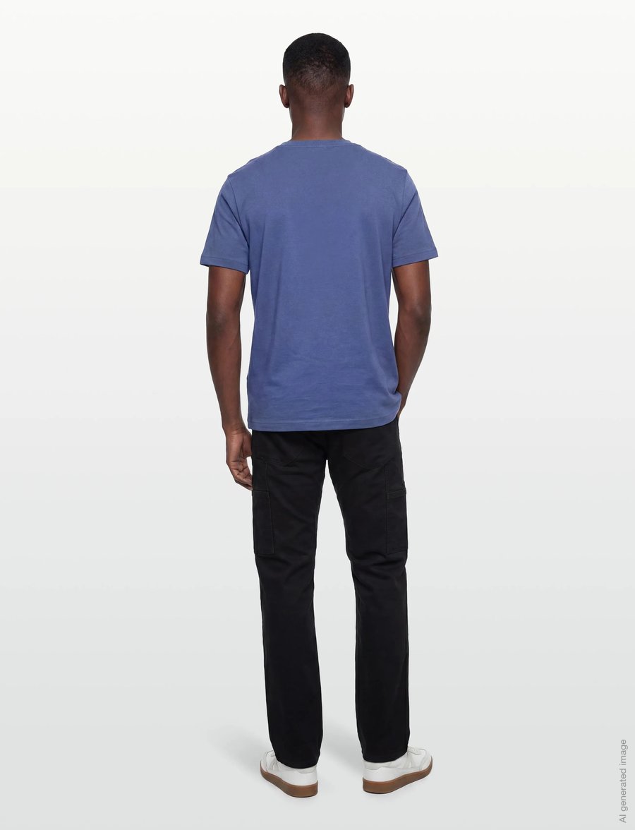 Gant - SMALL GRAPHIC SS TSHIRT - kurzärmelig - vintage blue - 4