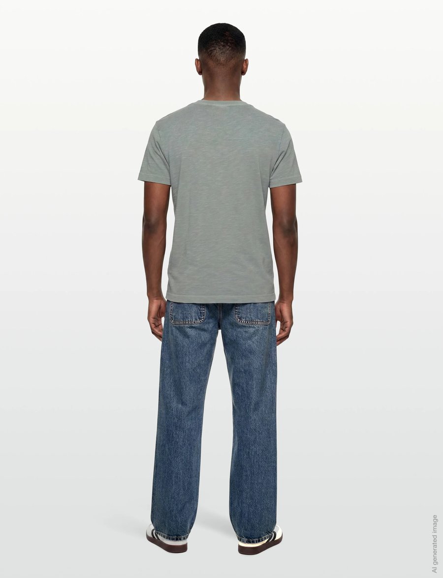 Gant - TONAL PRINT SS TSHIRT - kurzärmelige t-shirts - ceramic grey - 4