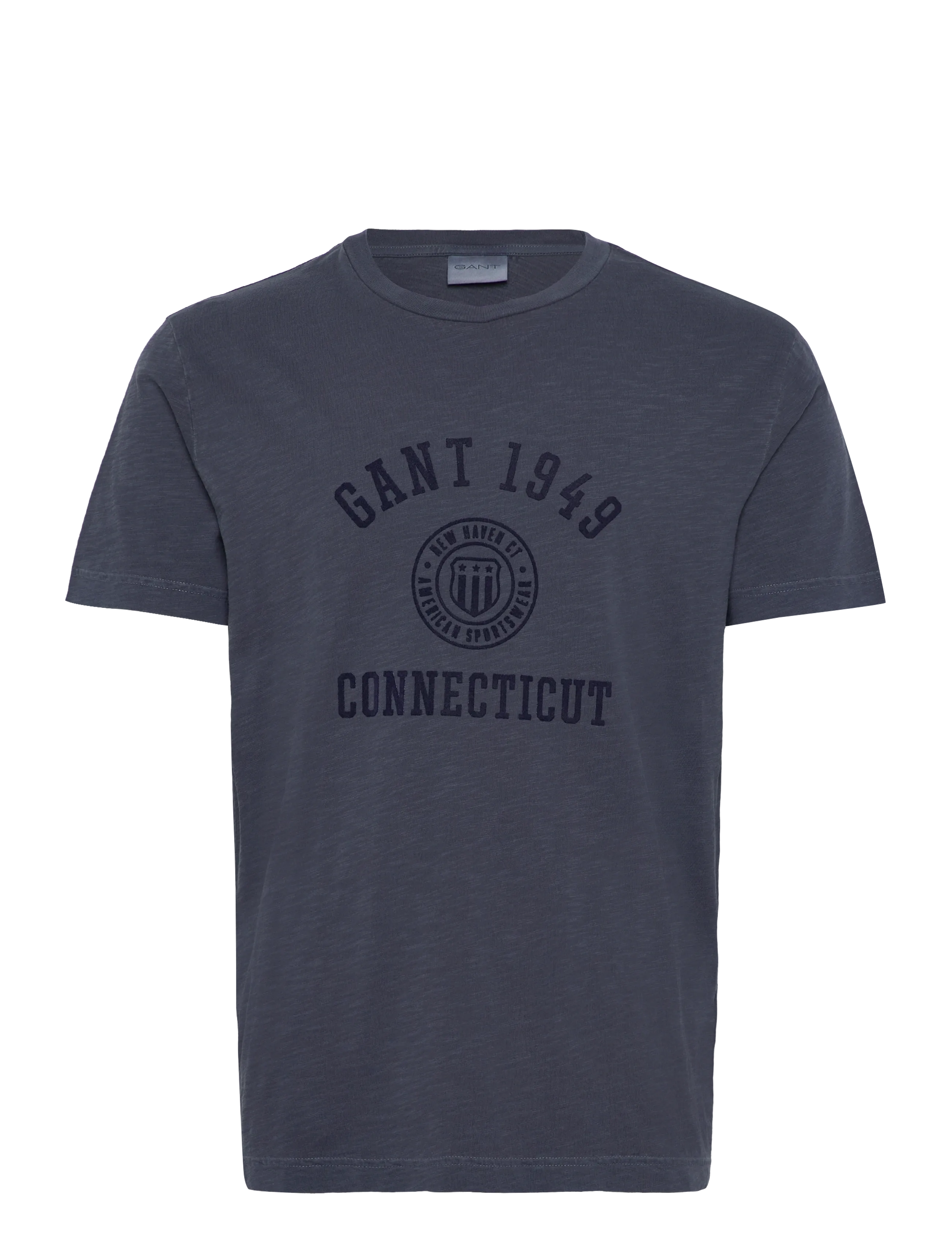 GANT Tonal Print Ss Tshirt Navy - XL - Herren