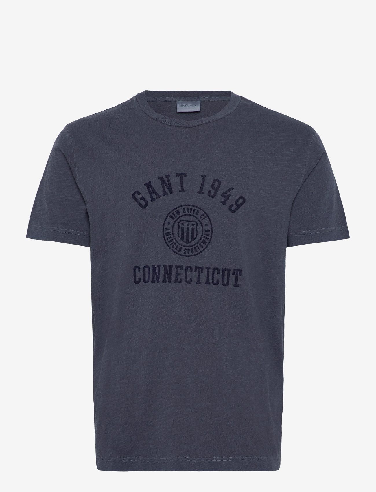 Gant - TONAL PRINT SS TSHIRT - lühikeste varrukatega t-särgid - evening blue - 0