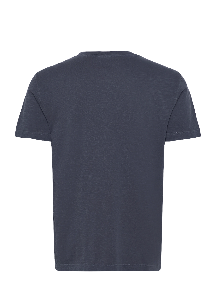 Gant - TONAL PRINT SS TSHIRT - kurzärmelig - evening blue - 1