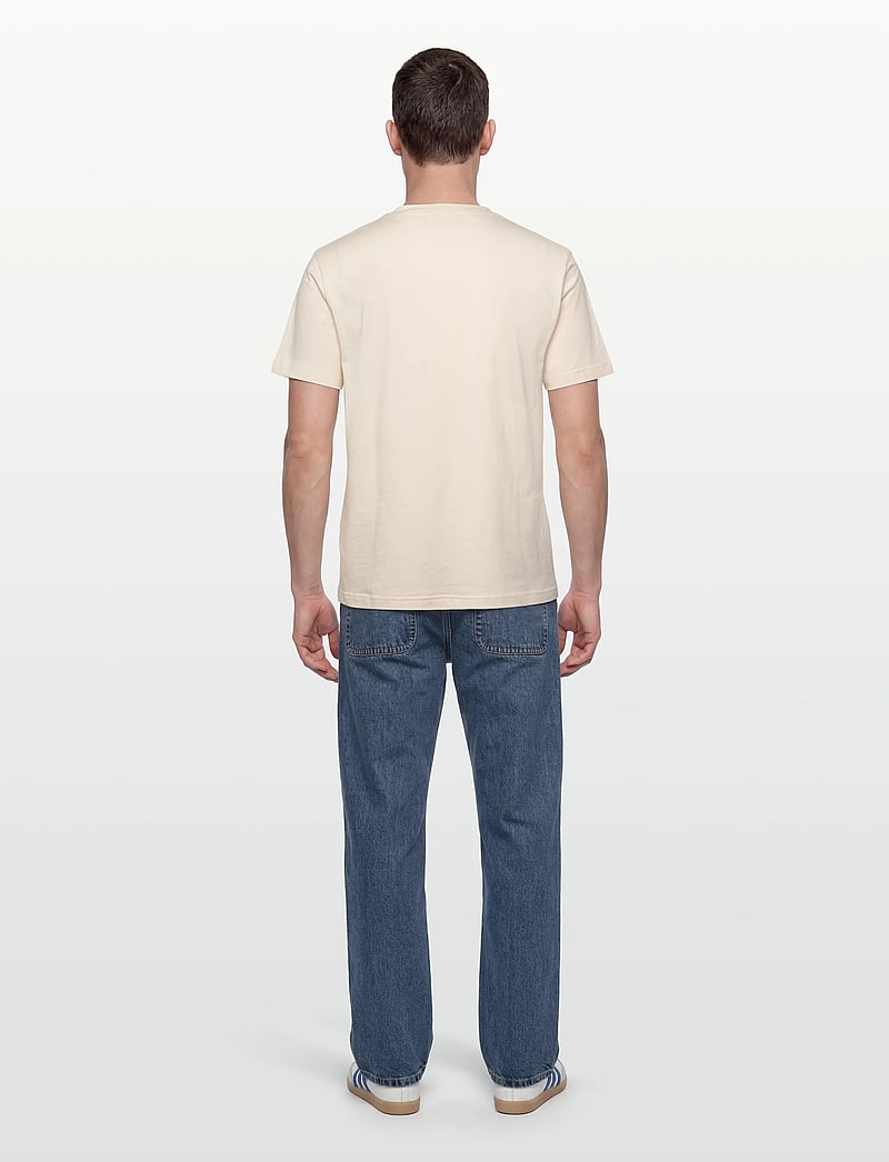 Gant - G BADGE SS TSHIRT - kurzärmelig - cream - 4