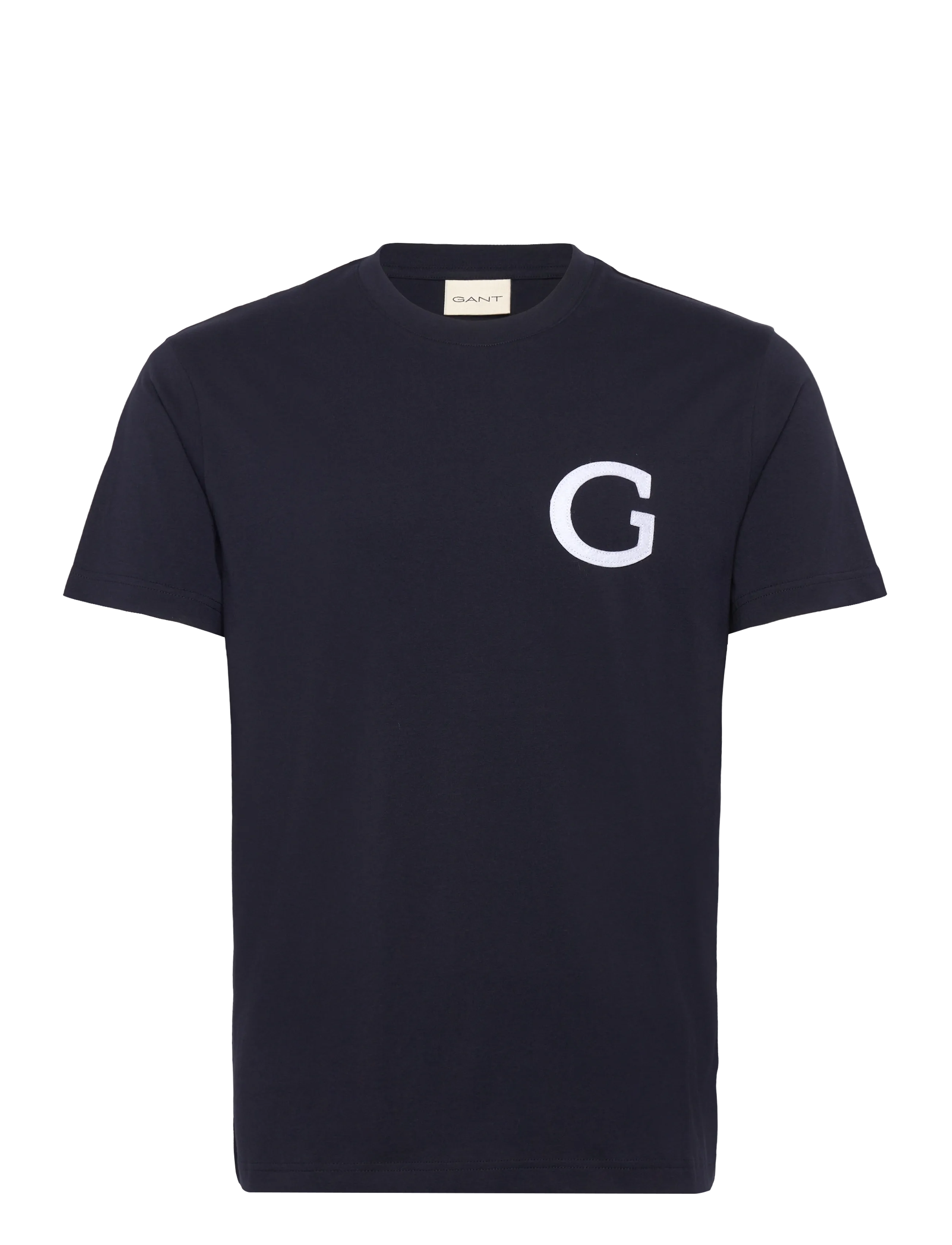GANT G Badge Ss Tshirt Navy - XXL - Herren