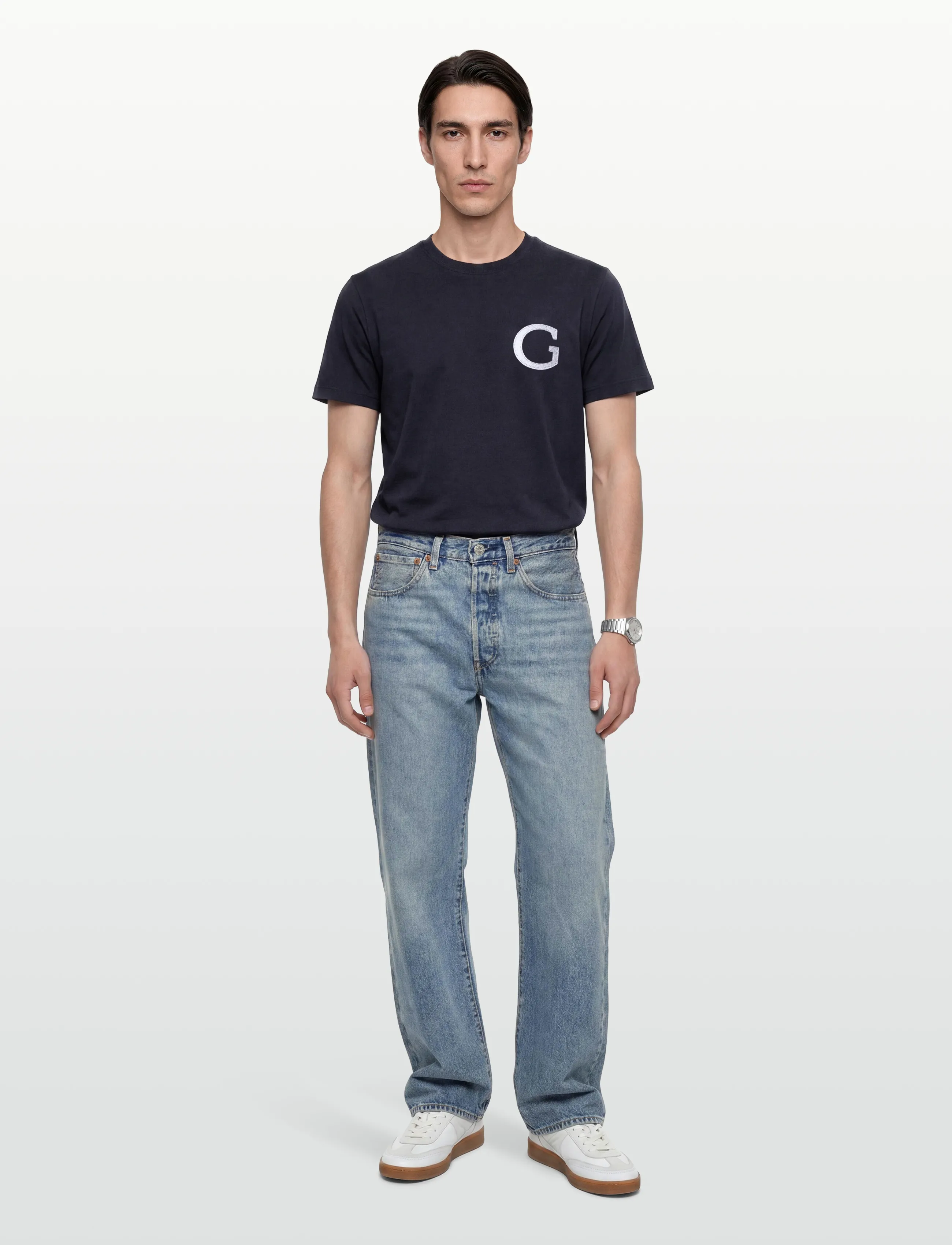 Gant G BADGE SS TSHIRT - Gant - EVENING BLUE / navy