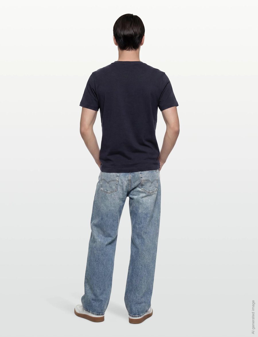 Gant - G BADGE SS TSHIRT - lühikeste varrukatega t-särgid - evening blue - 4