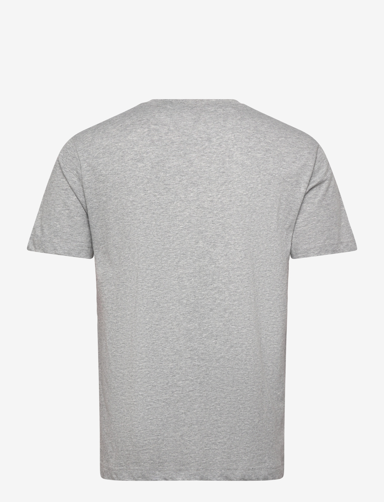 Gant - G BADGE SS TSHIRT - kortærmede t-shirts - grey melange - 2