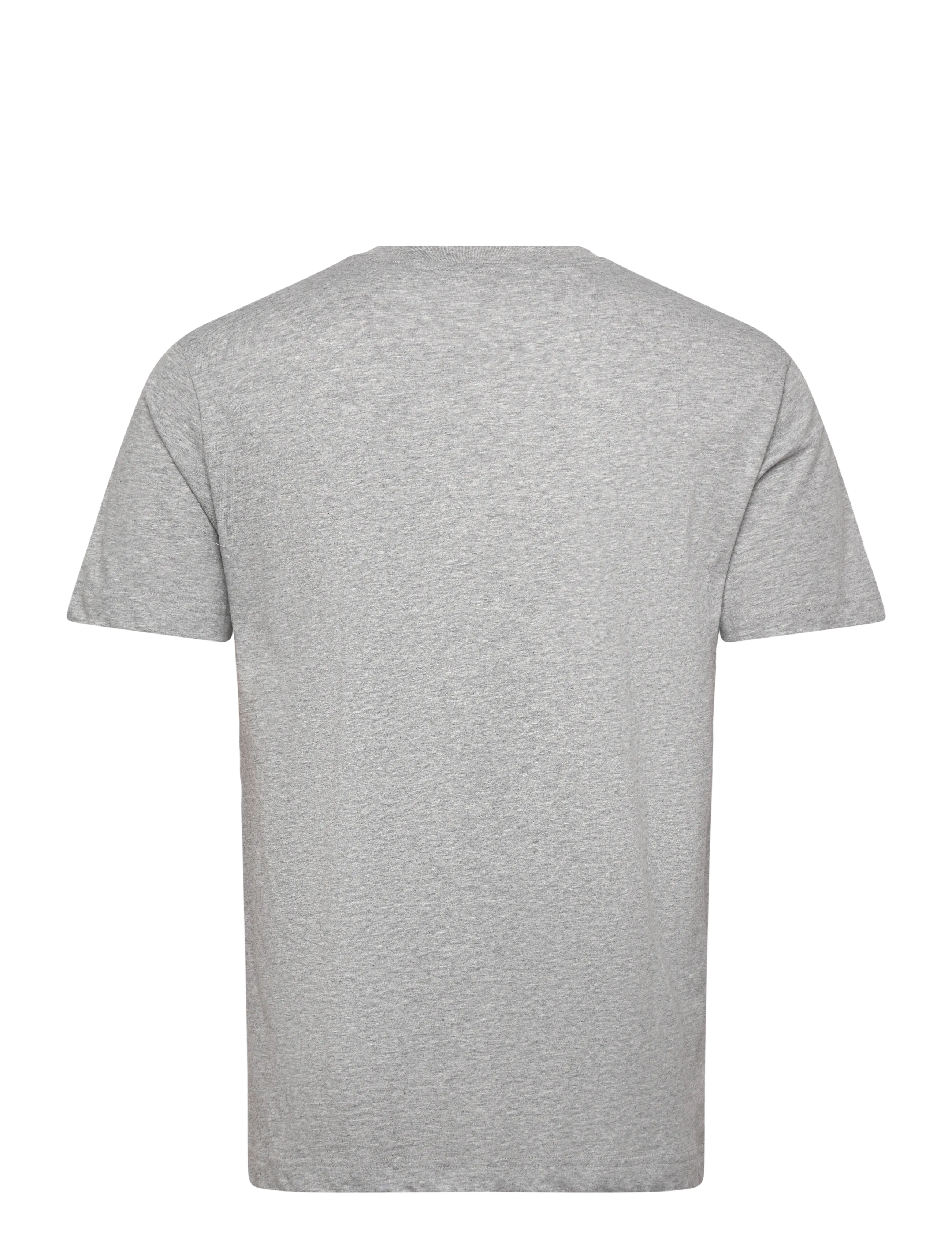 Gant - G BADGE SS TSHIRT - lühikeste varrukatega t-särgid - grey melange - 2