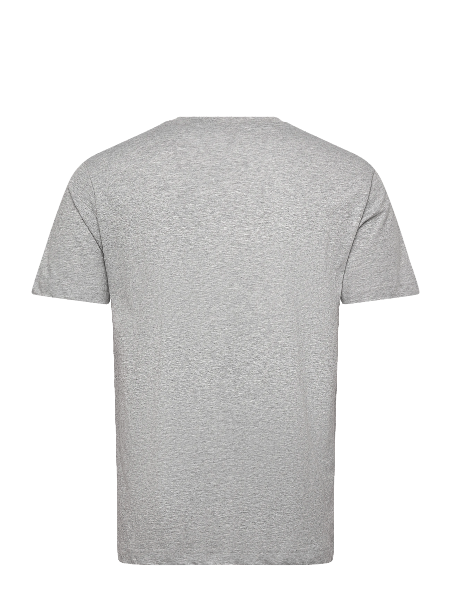 Gant - G BADGE SS TSHIRT - lühikeste varrukatega t-särgid - grey melange - 2