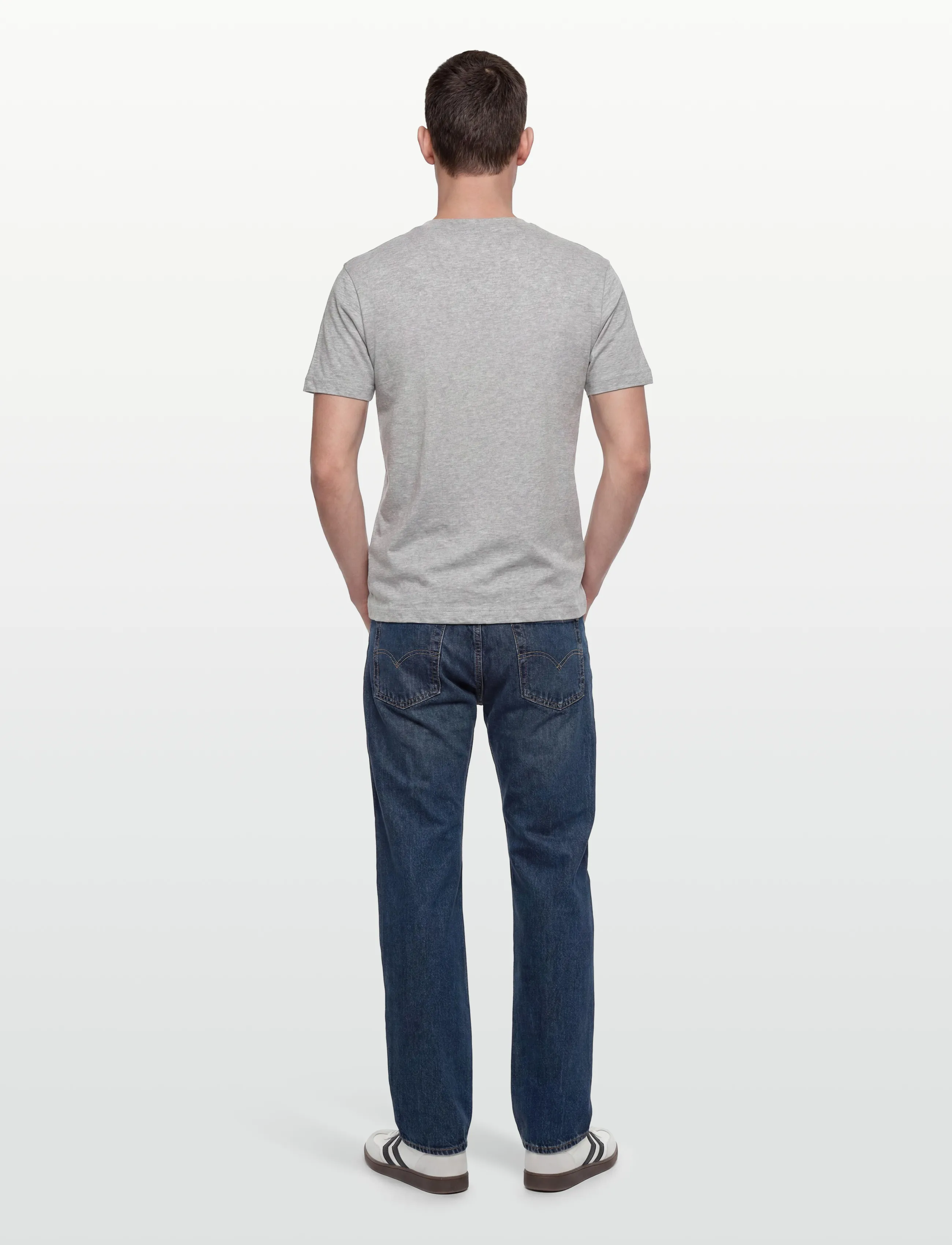 Gant - G BADGE SS TSHIRT - lühikeste varrukatega t-särgid - grey melange - 4