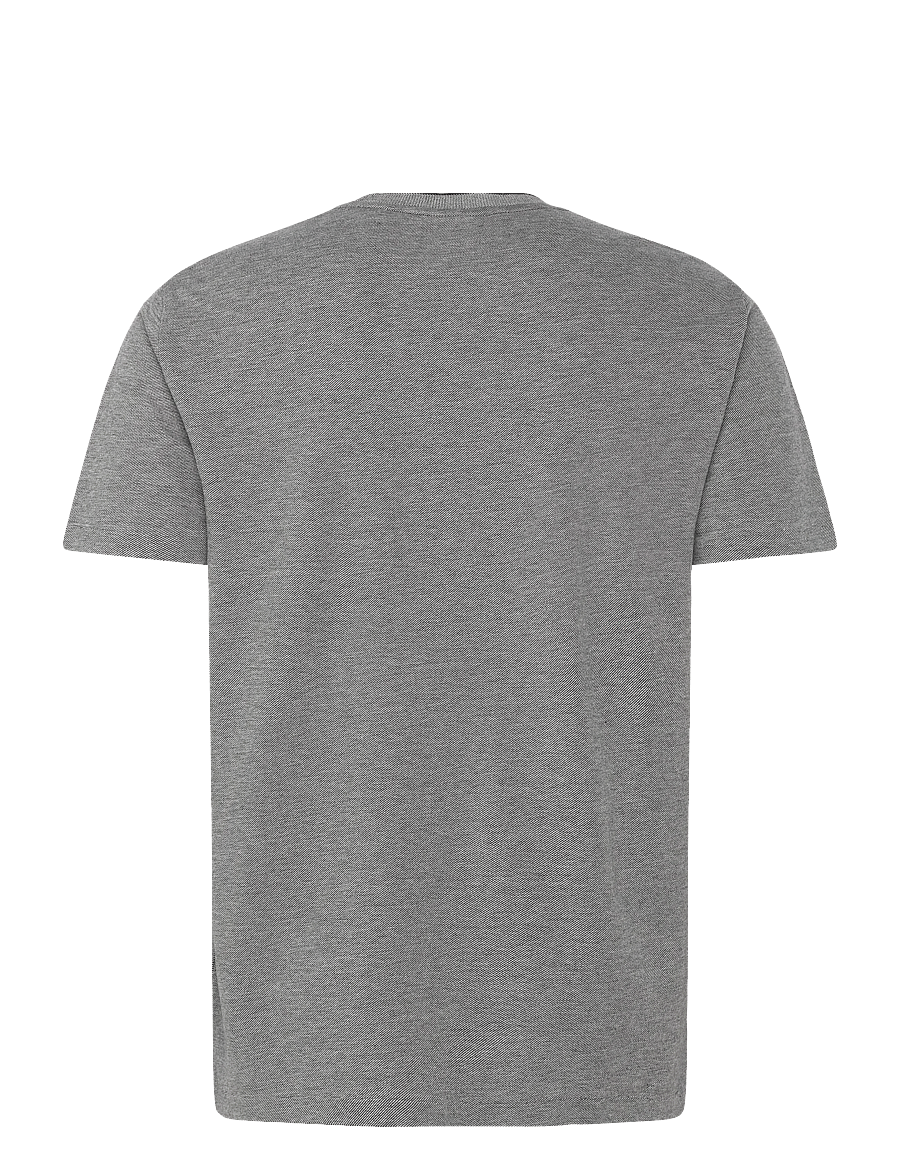 Gant - 2 TONE PIQUE SS TSHIRT - kurzärmelige t-shirts - black - 2
