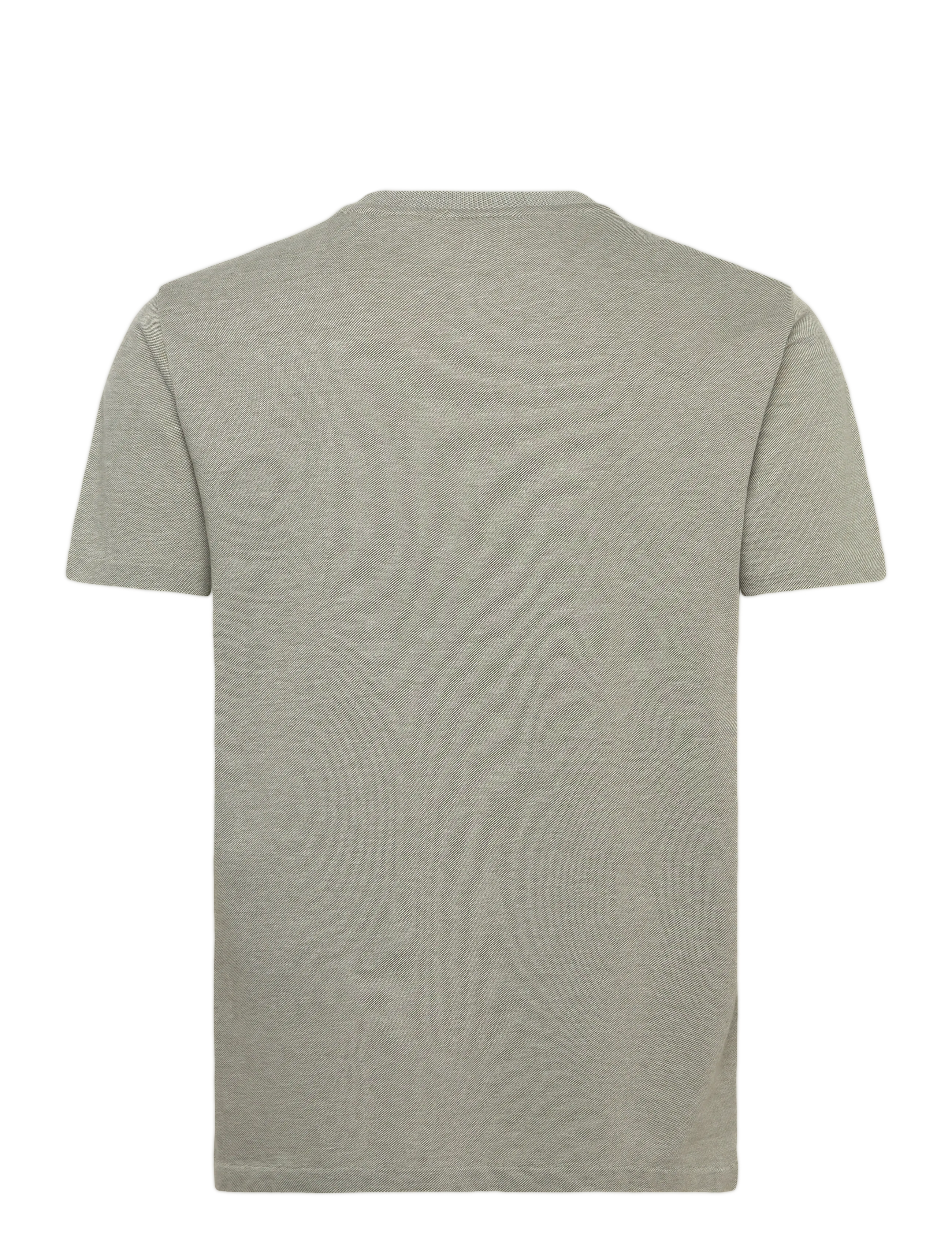 Gant - 2 TONE PIQUE SS TSHIRT - kortærmede t-shirts - dry herb green - 2