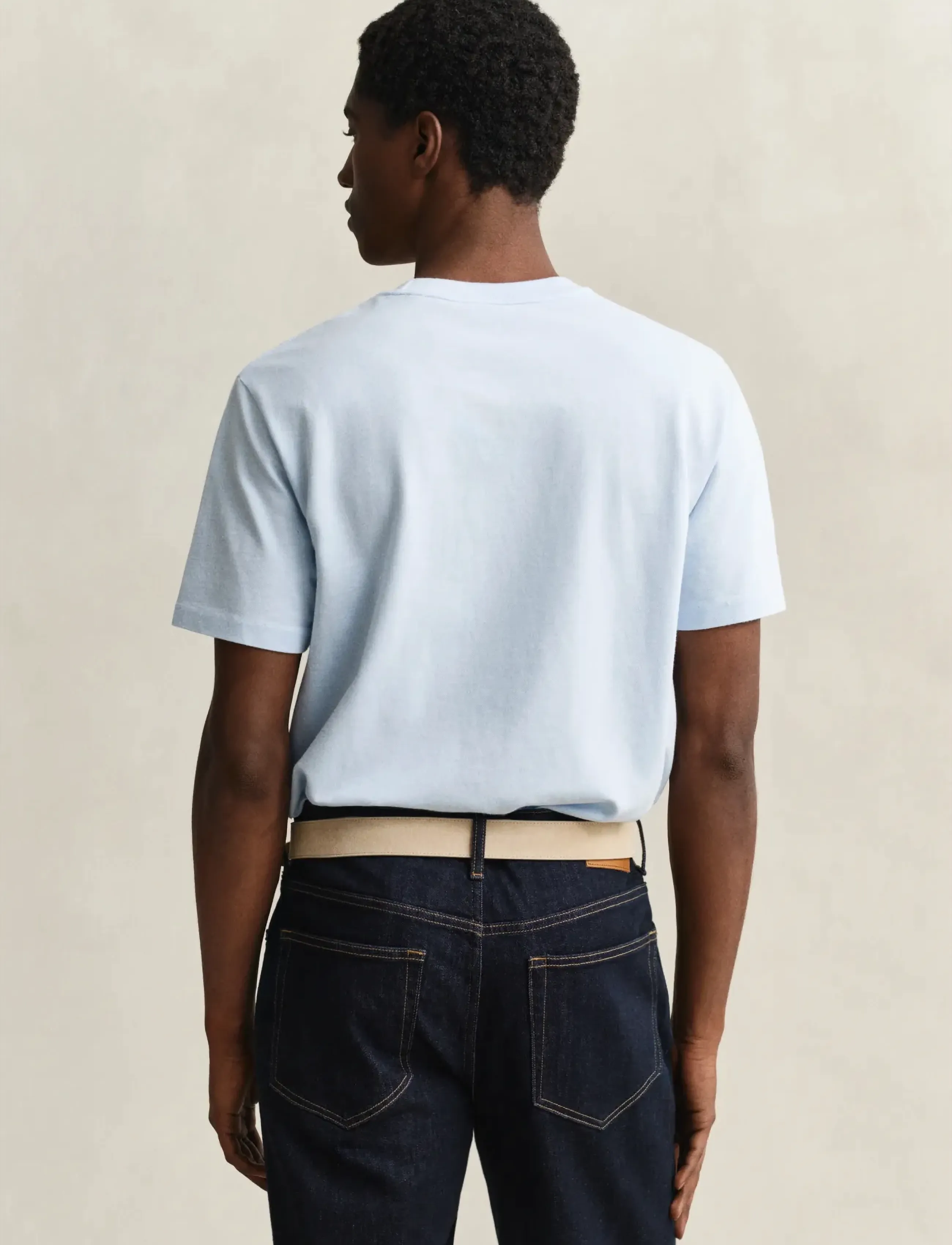Gant - 2 TONE PIQUE SS TSHIRT - lühikeste varrukatega t-särgid - sky blue - 2