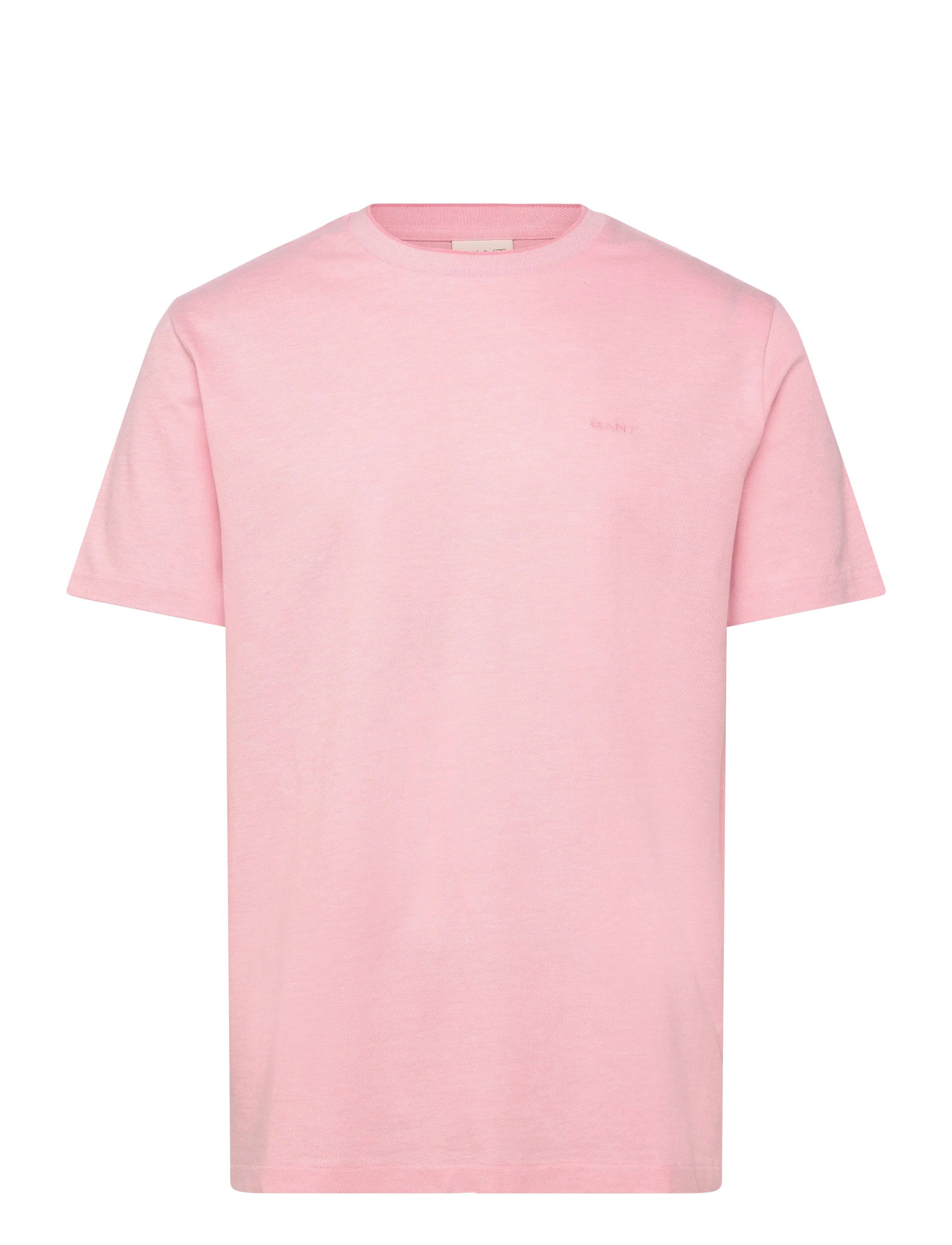 GANT 2 Tone Pique Ss Tshirt Pink - XL - Herren