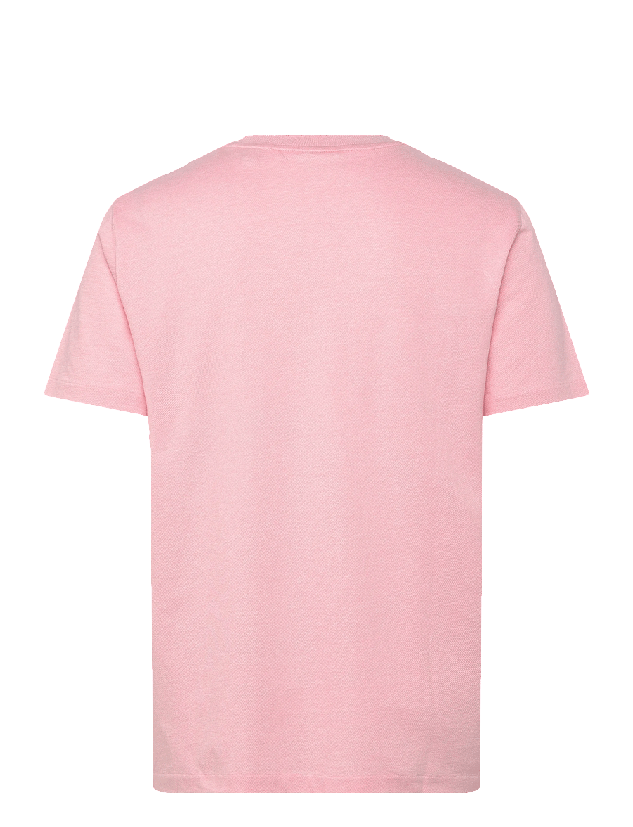 Gant - 2 TONE PIQUE SS TSHIRT - kortærmede t-shirts - washed pink - 2
