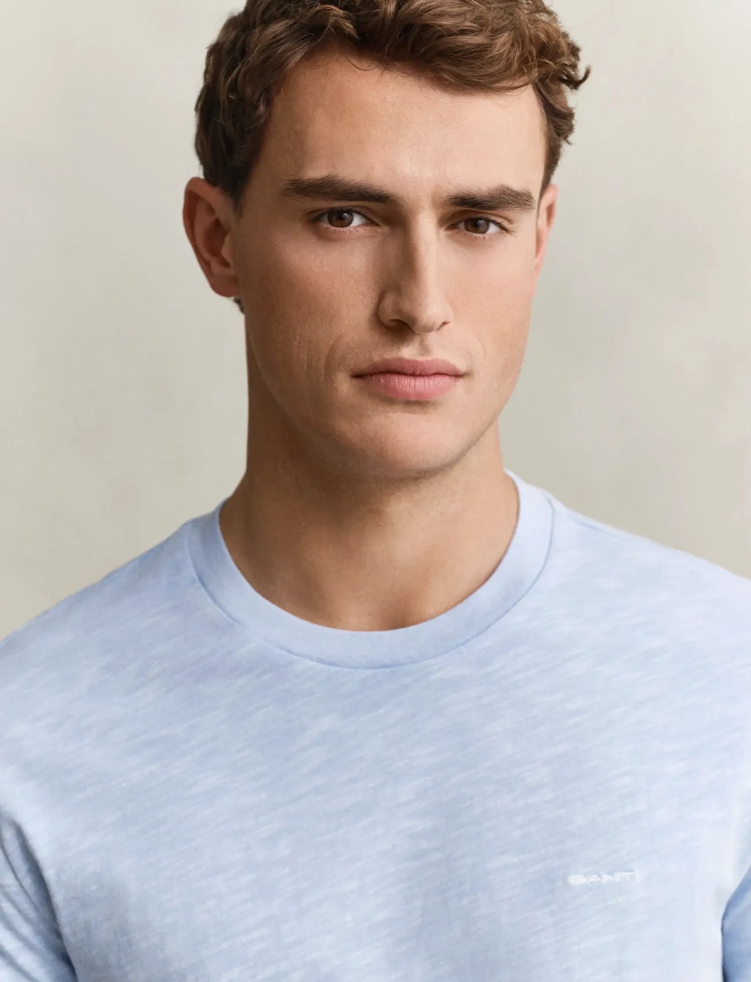 Gant - WASHED SLUB SS TSHIRT - lühikeste varrukatega t-särgid - fresh blue - 3