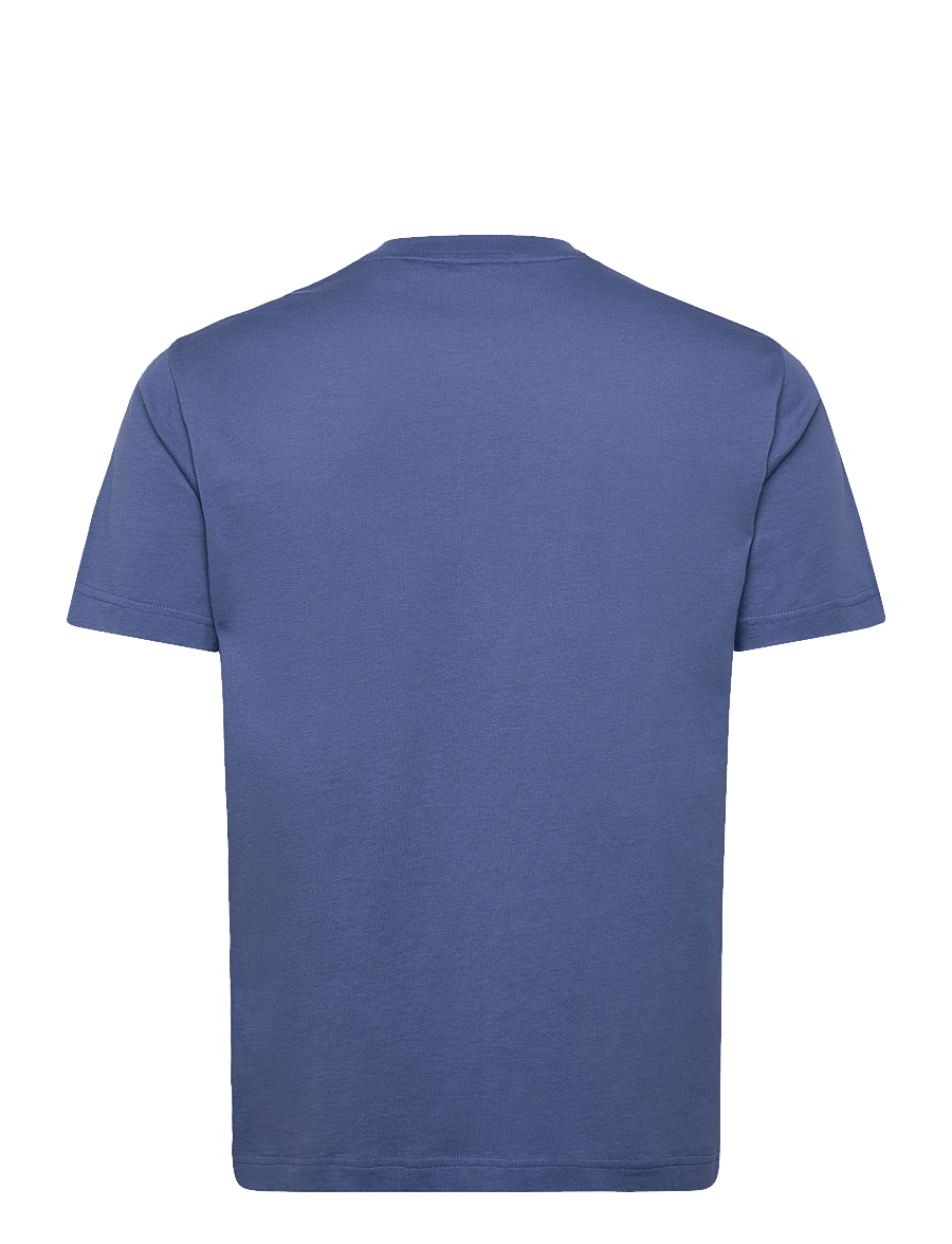 Gant - GRAPHIC SS TSHIRT - kurzärmelige t-shirts - vintage blue - 2