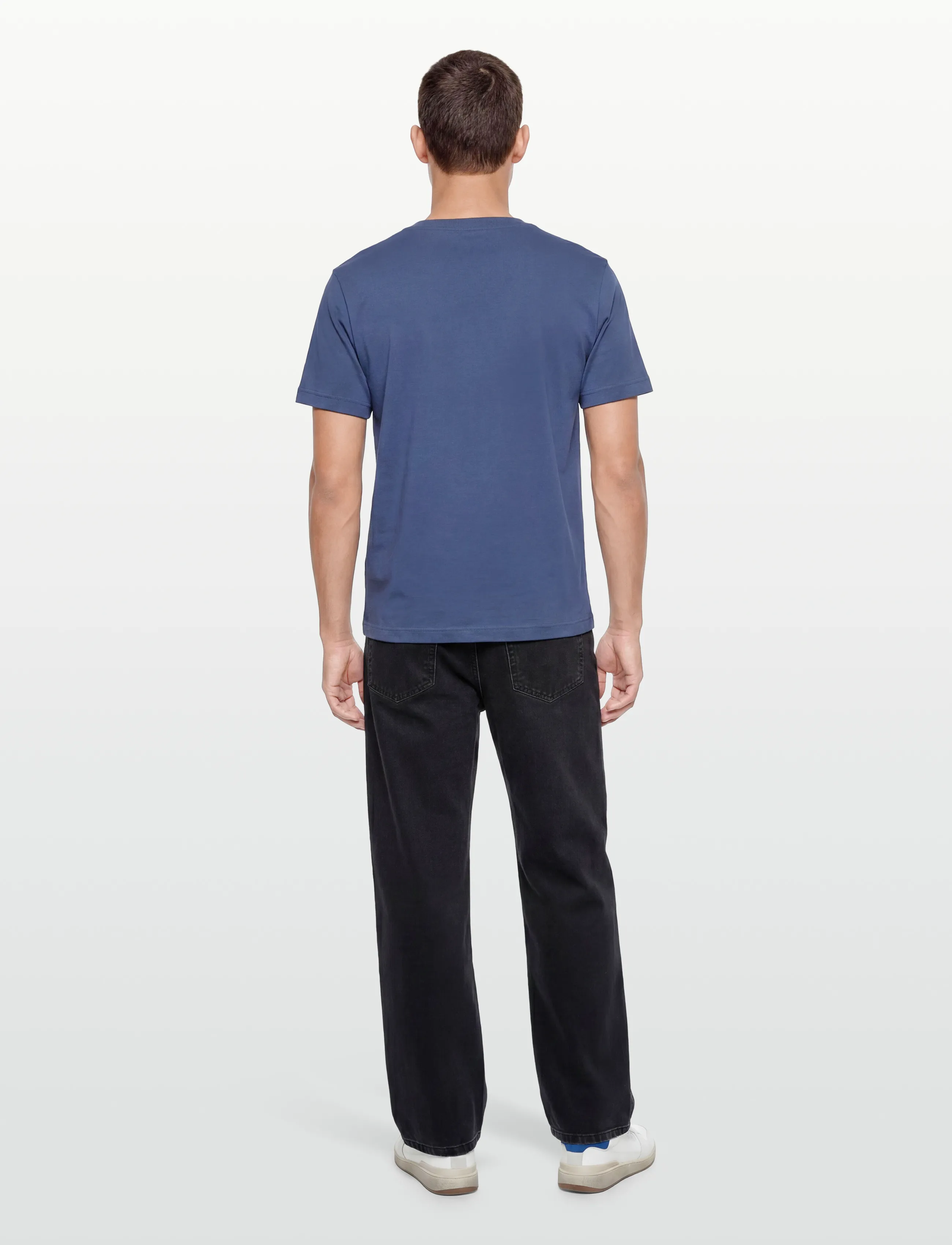 Gant - GRAPHIC SS TSHIRT - kurzärmelig - vintage blue - 4
